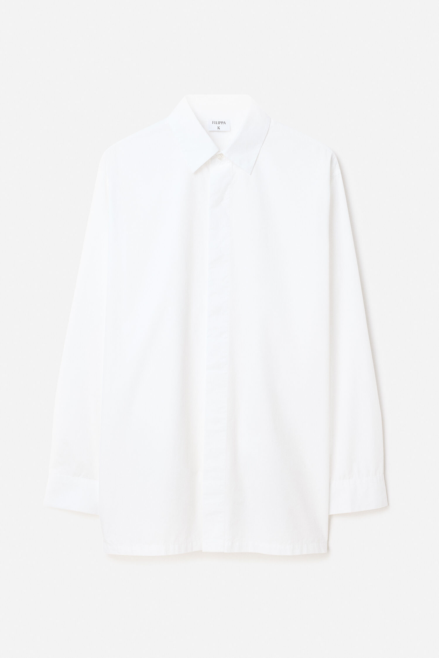 Rolled Sleeve Cotton Shirt
