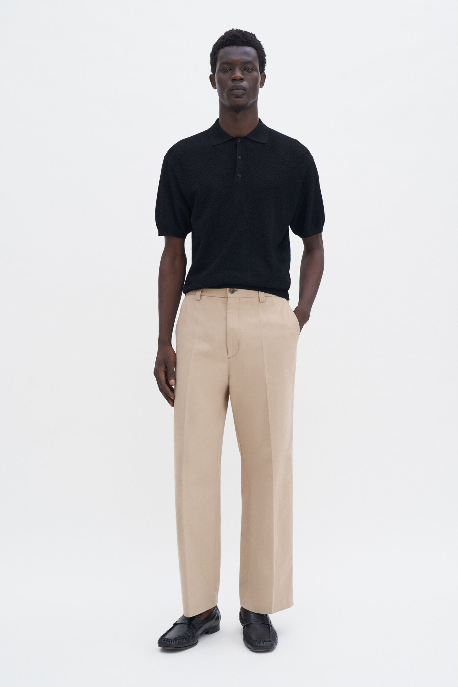 Oversized Cropped Work Trousers