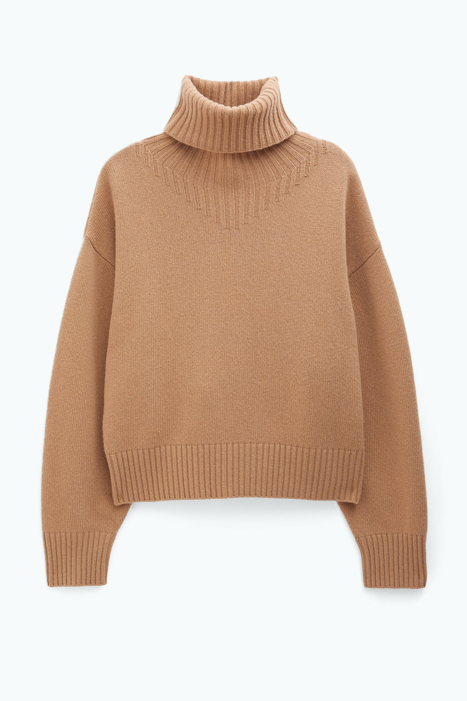 Camel wool sweater hot sale