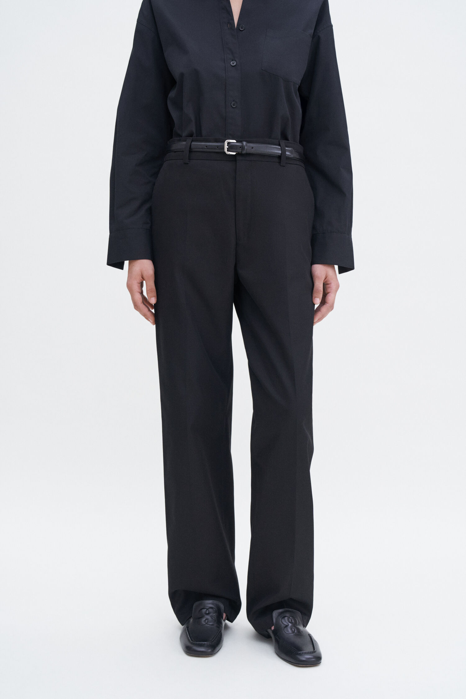 Tailored Cotton Trousers
