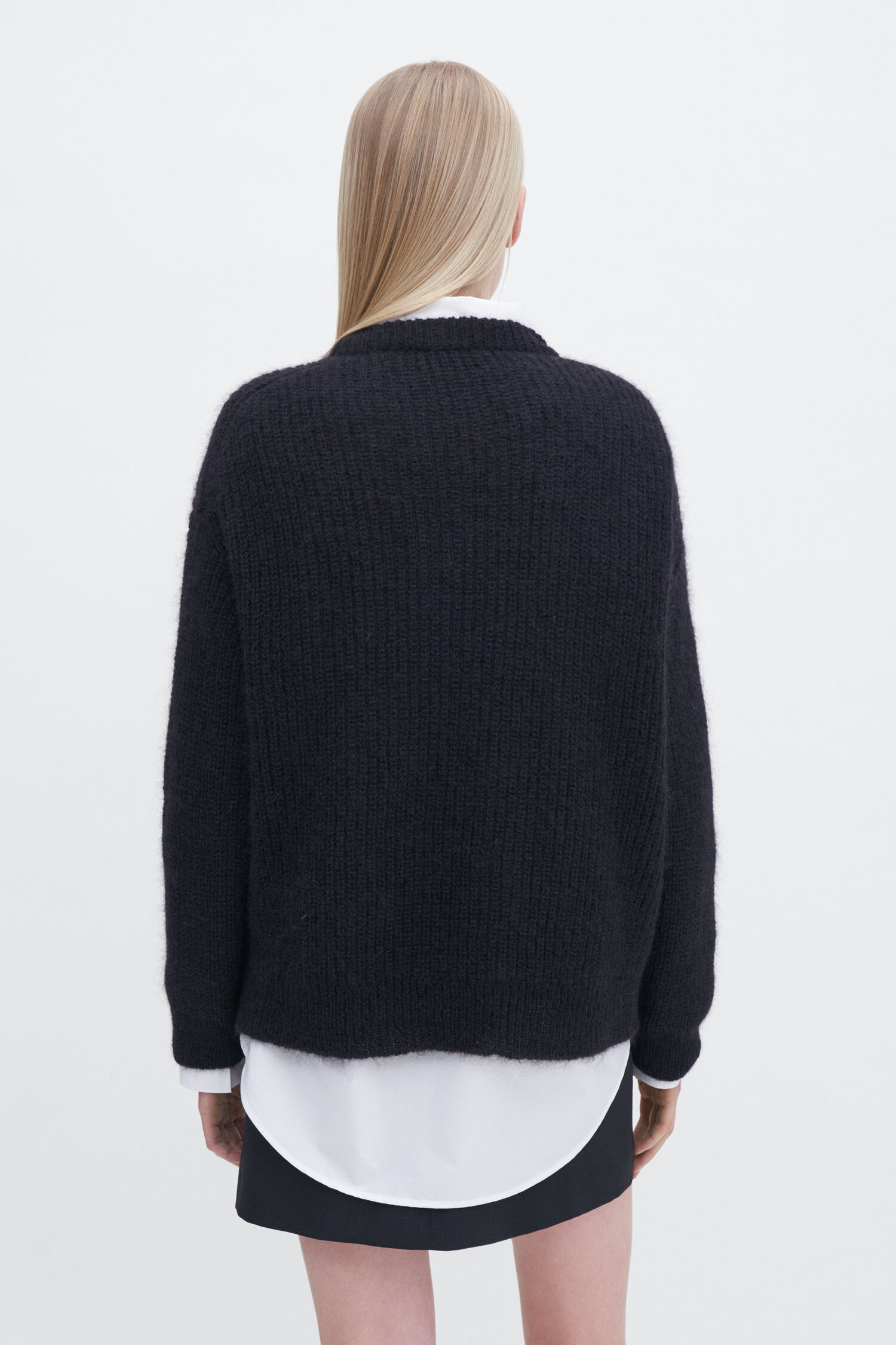 Ribbed Mohair Sweater