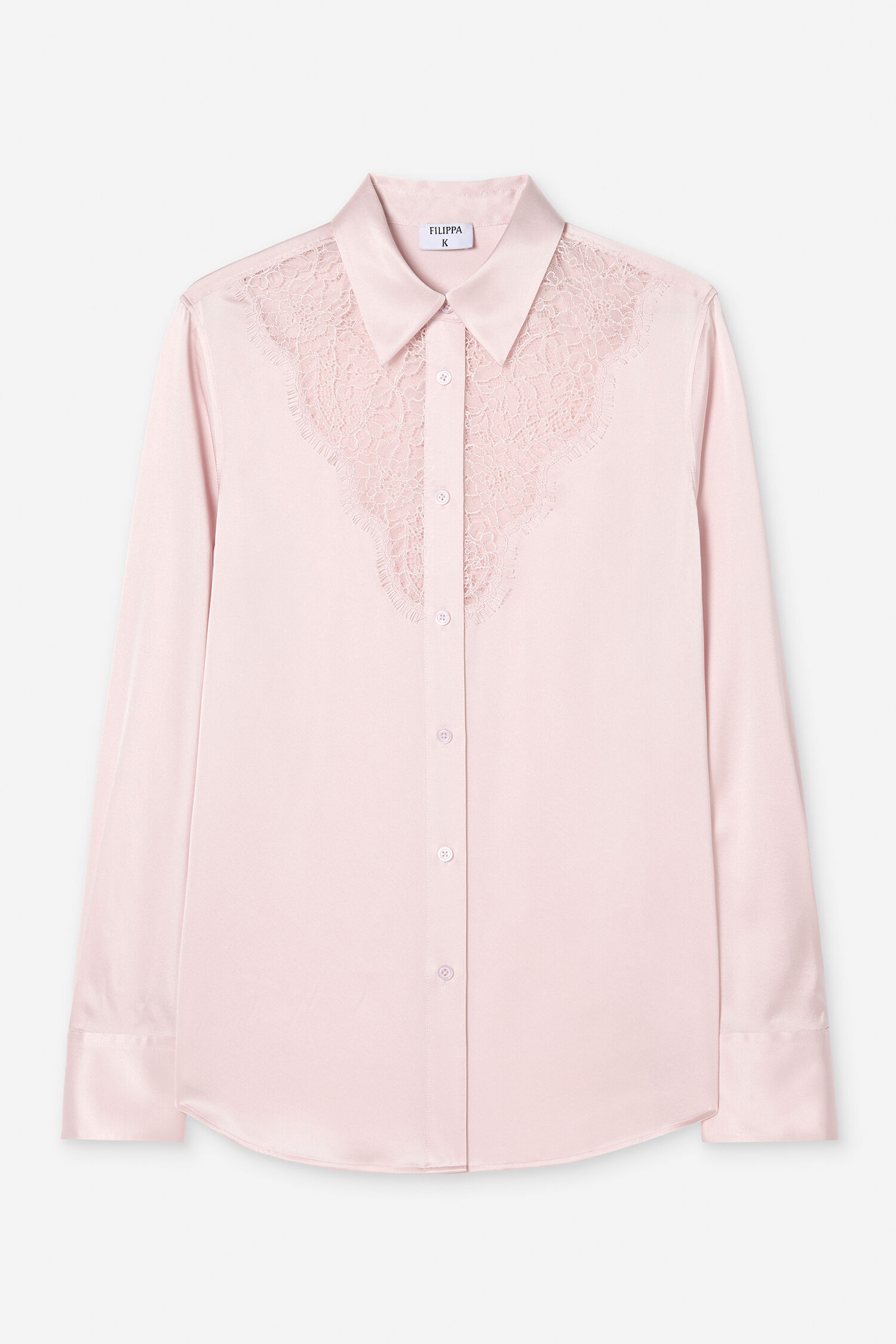 V-Detail Lace Shirt