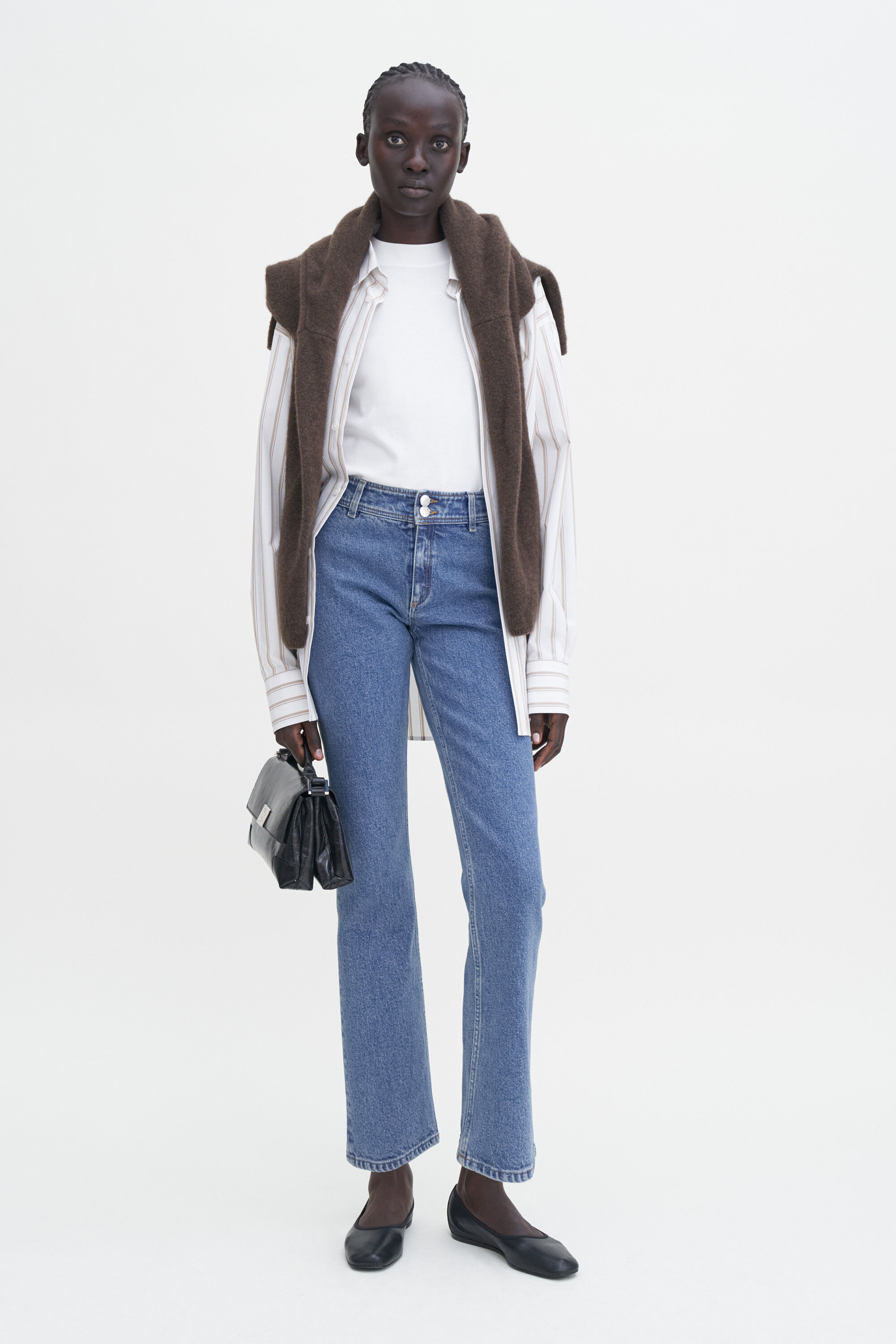 90s Stretch Jeans Washed Mid Blue Filippa K