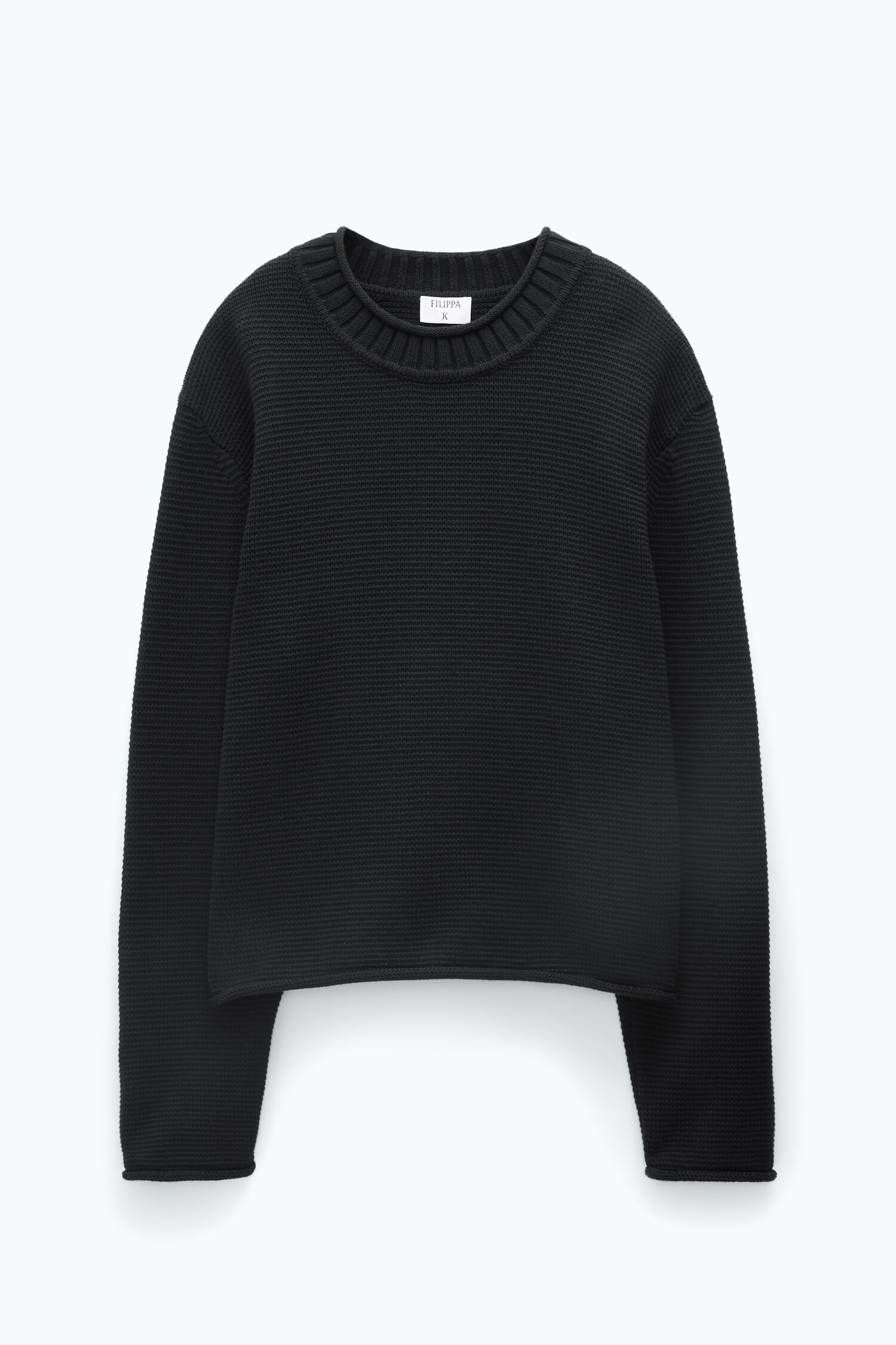 Rolled Hem Sweater