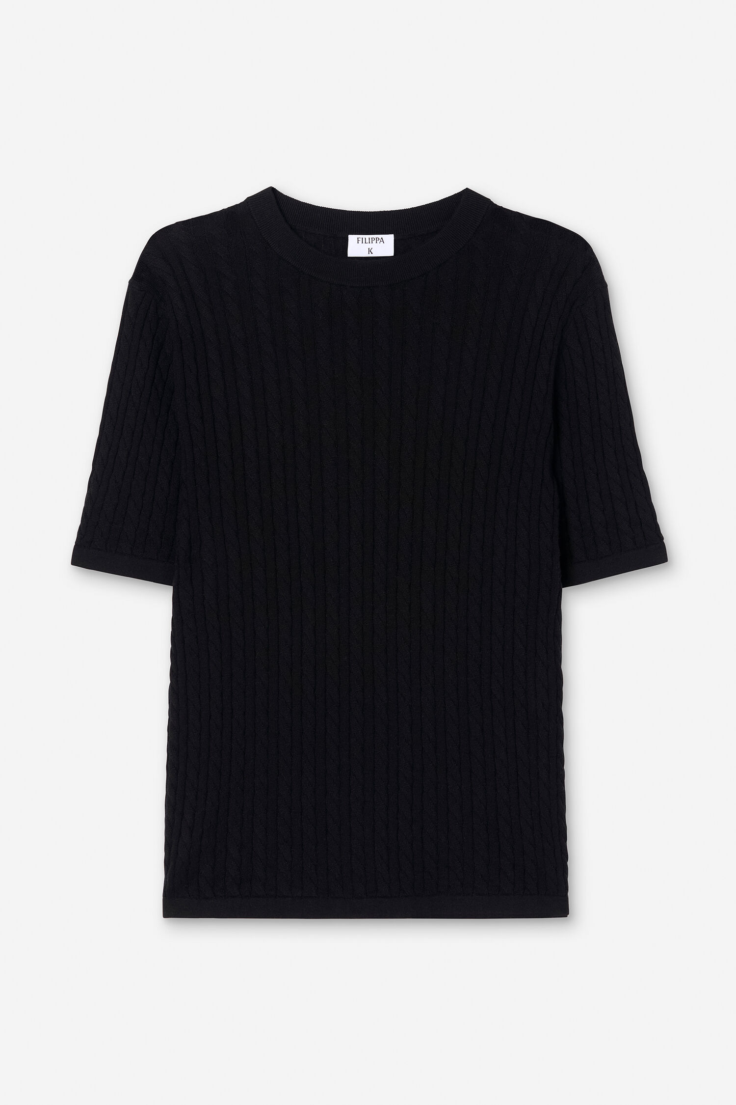 Light Braid Knitted Tee