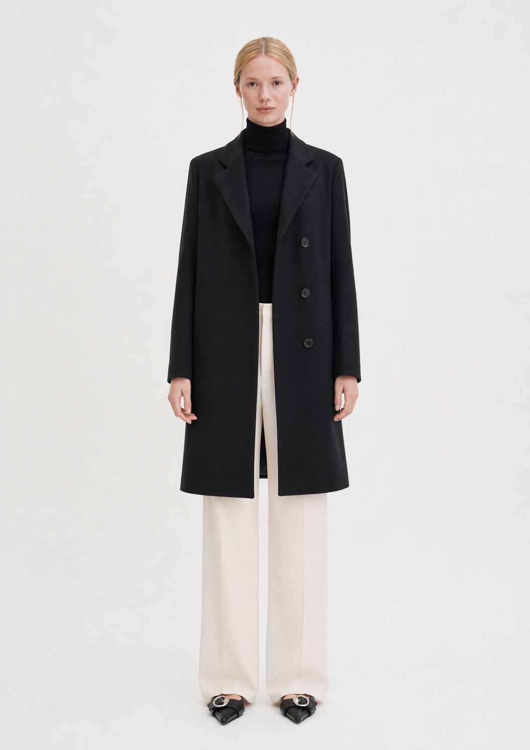 Kaya Coat - Black | FILIPPA K