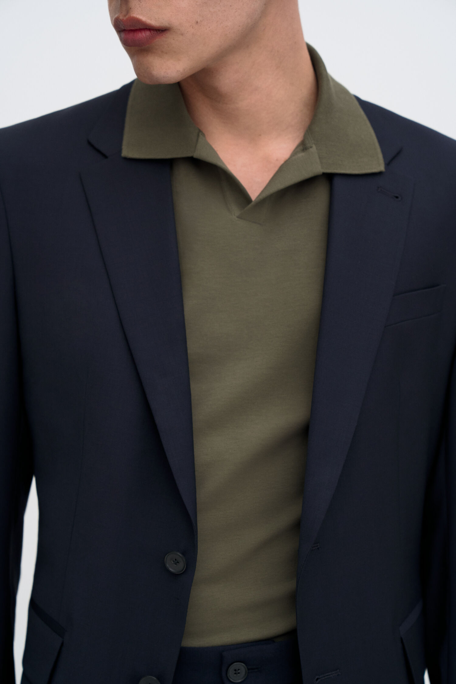 Stretch Cotton Polo T-Shirt