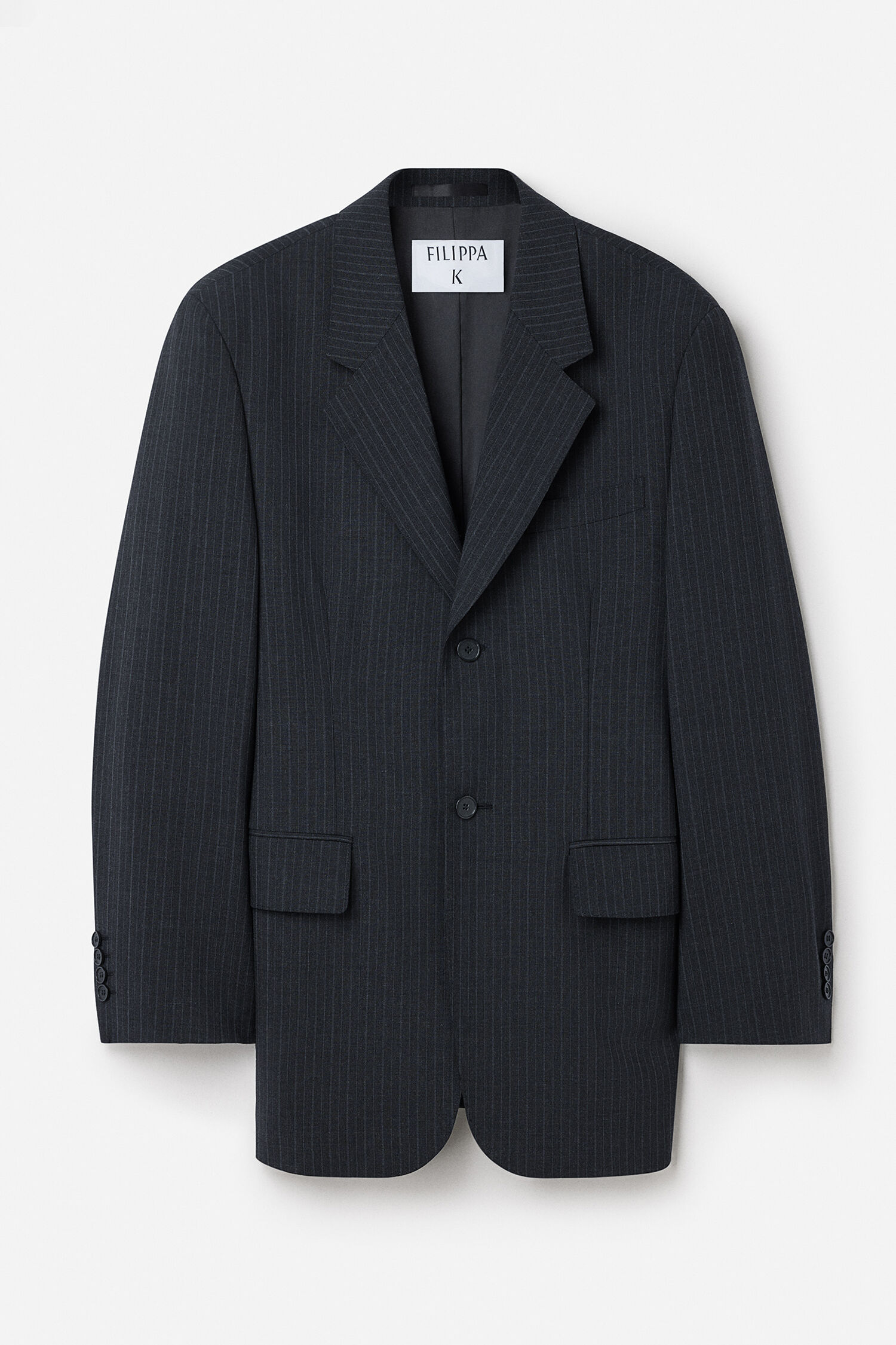 Hourglass Pinstripe Blazer