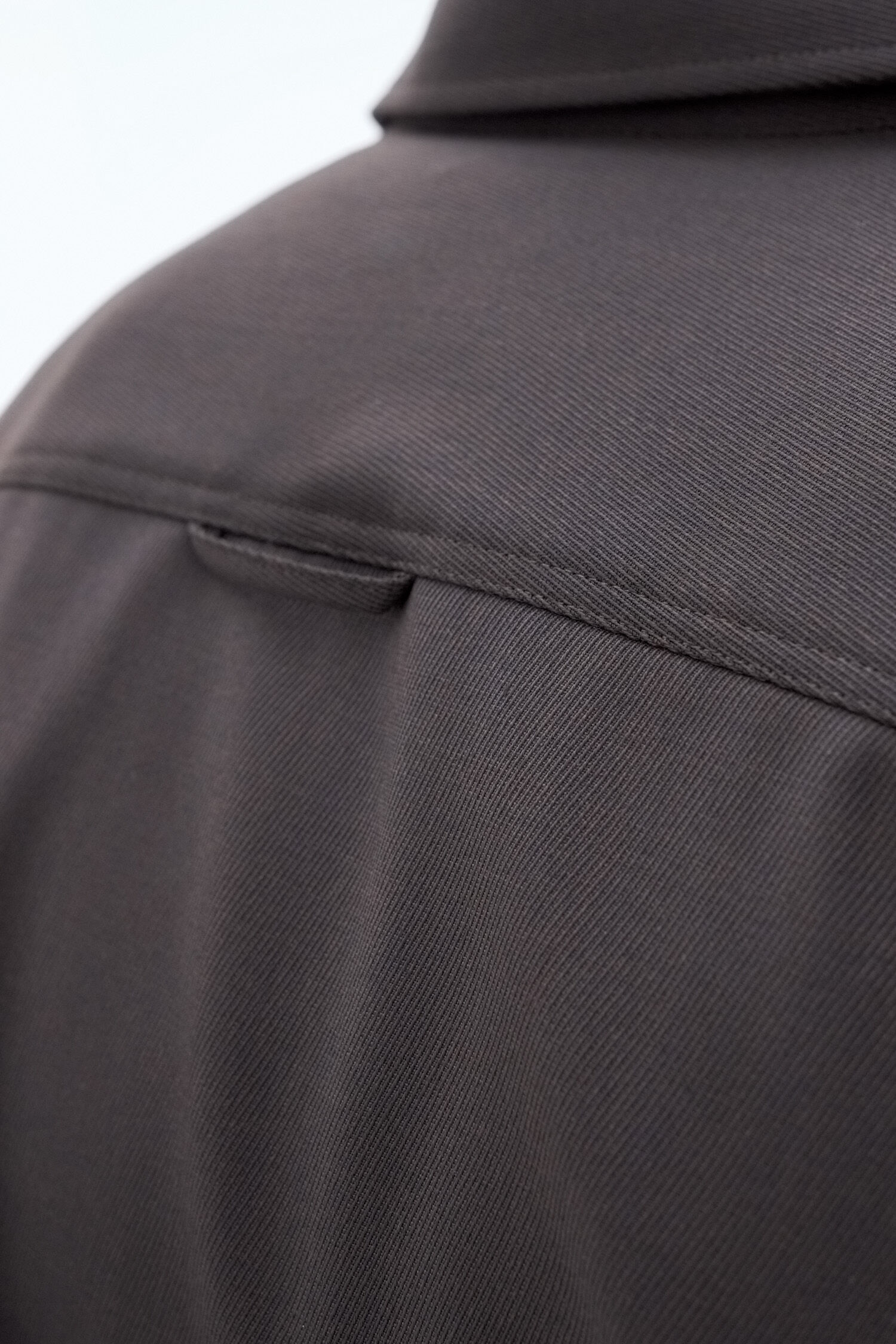 Boxy Wool Twill Shirt