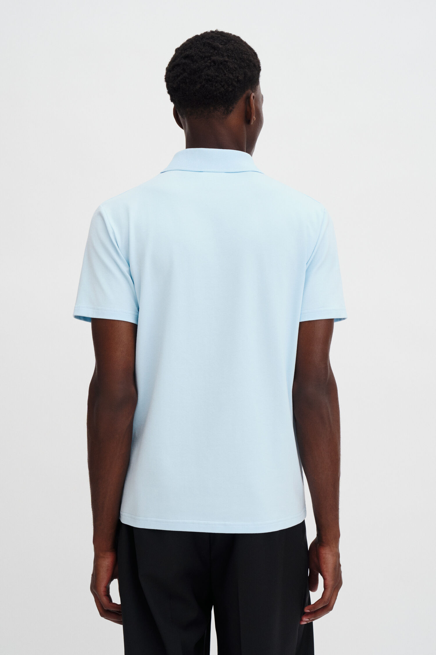 Stretch Cotton Polo T-Shirt
