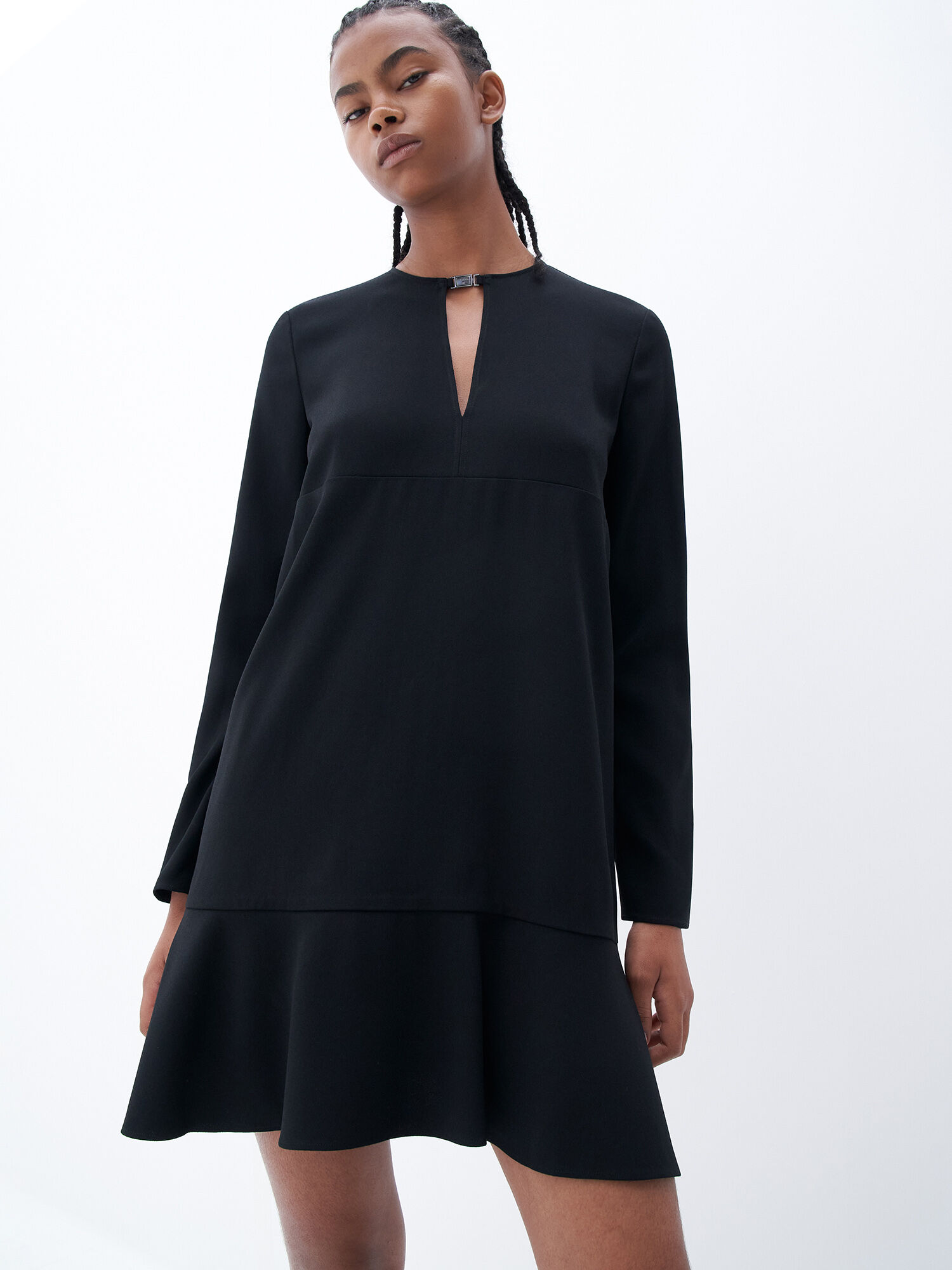 Triacetate Long sleeve Dress