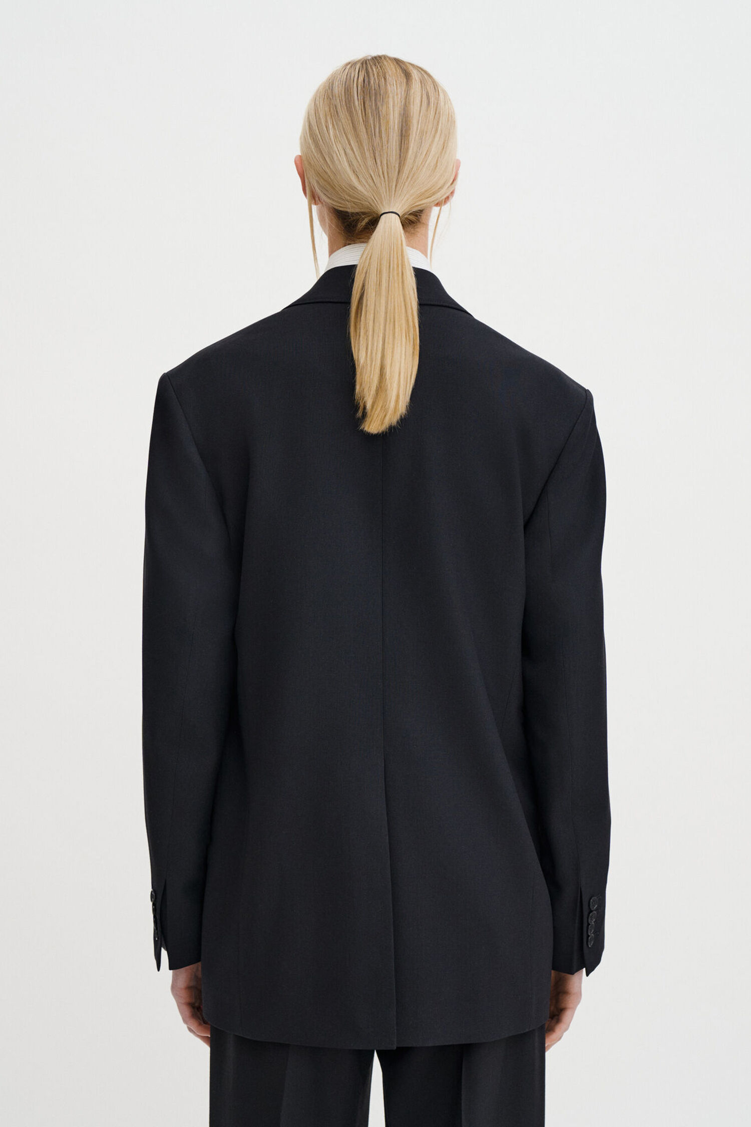 Davina Oversized Blazer - Black | FILIPPA K