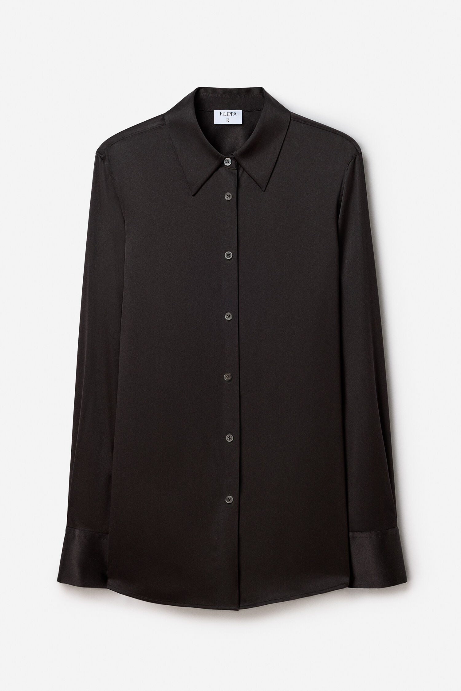 Silk Shirt - Black | FILIPPA K