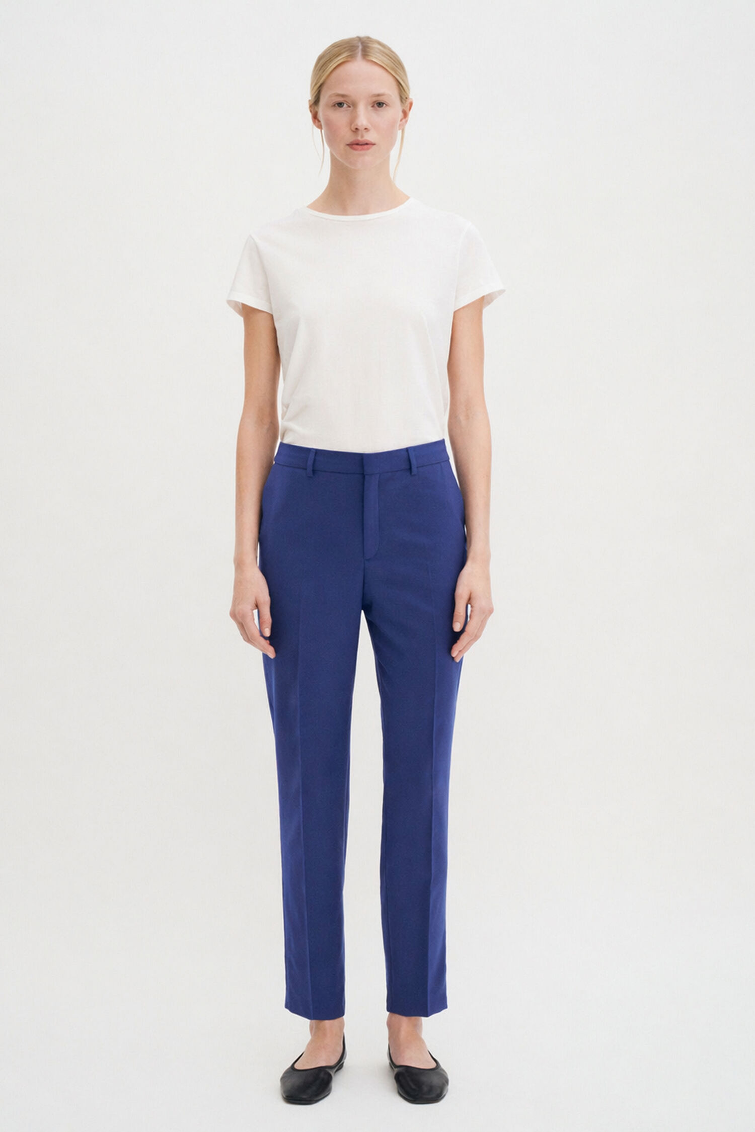 Emma Cropped Cool Wool Trousers