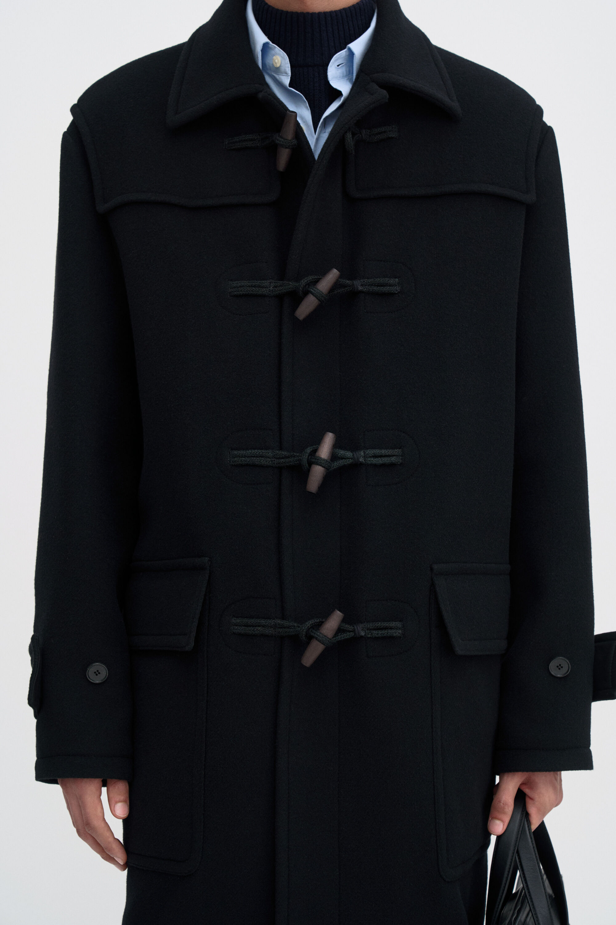 Monty Duffle Coat - Black | FILIPPA K