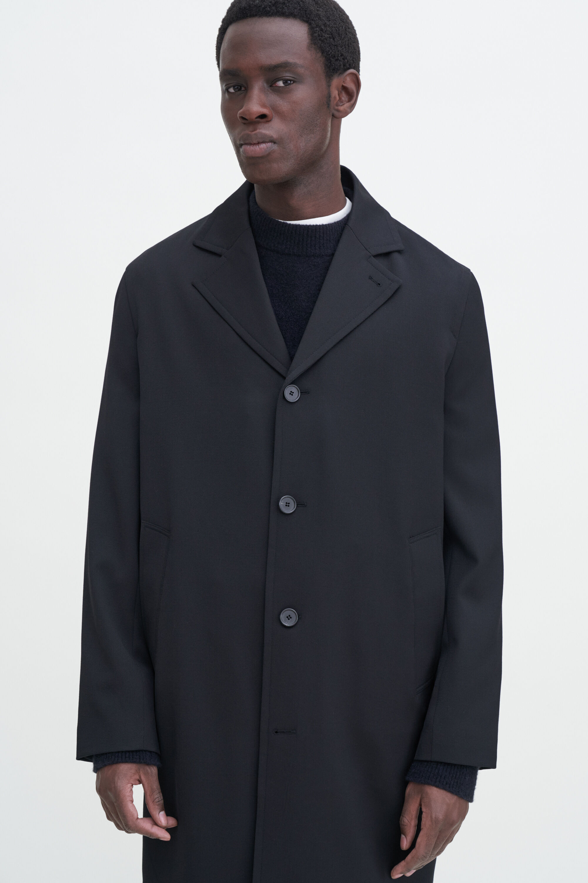 Twill overcoat outlet