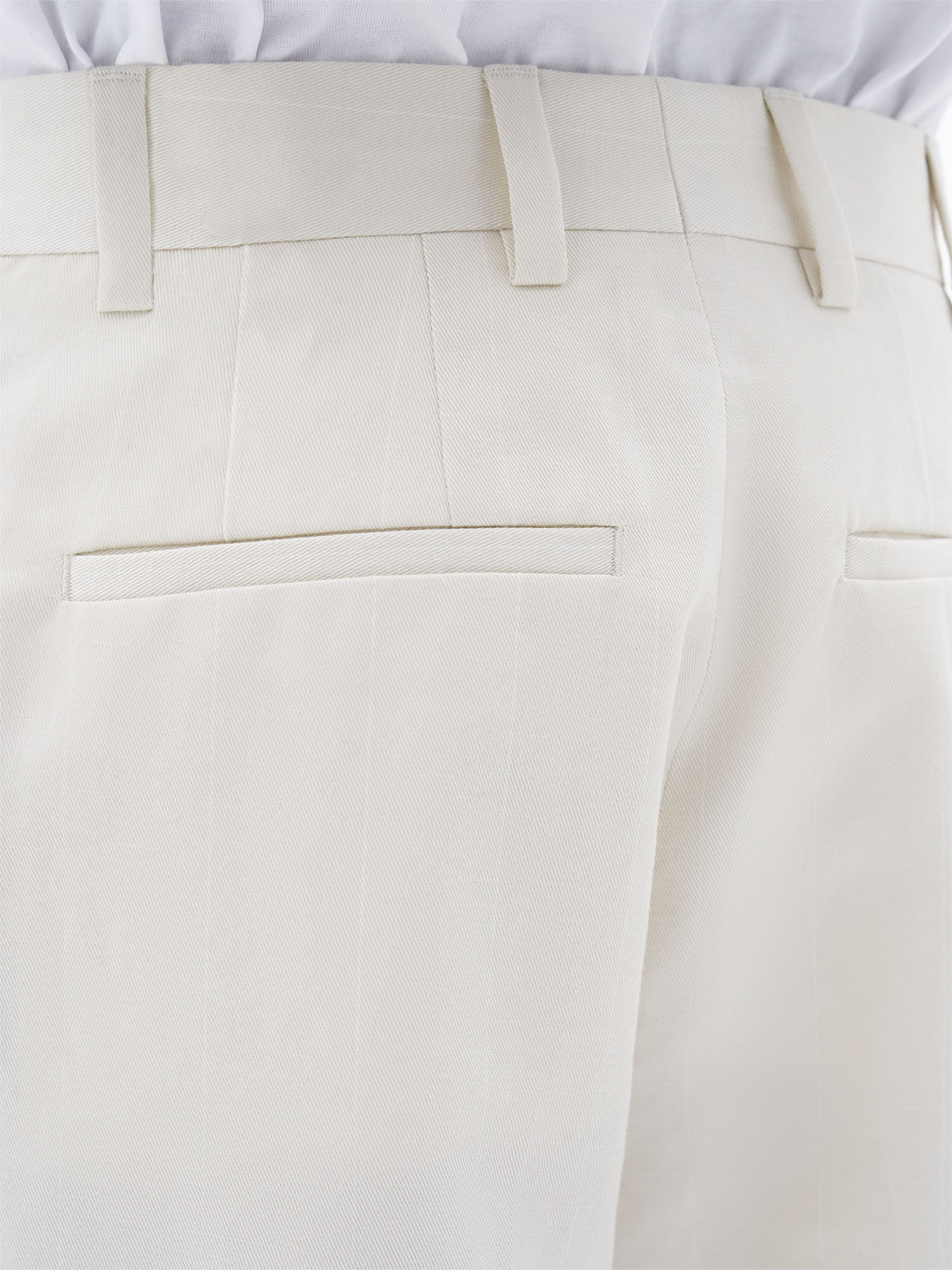 Relaxed Pinstripe Shorts