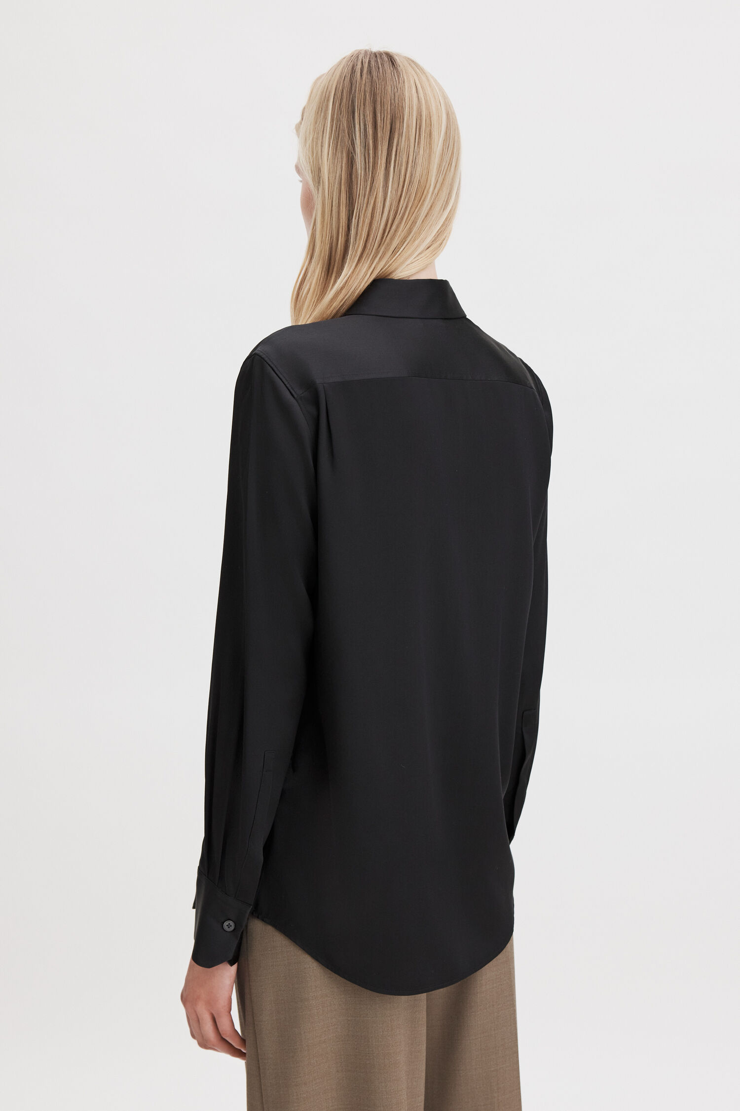 Vertical Lace Detail Shirt