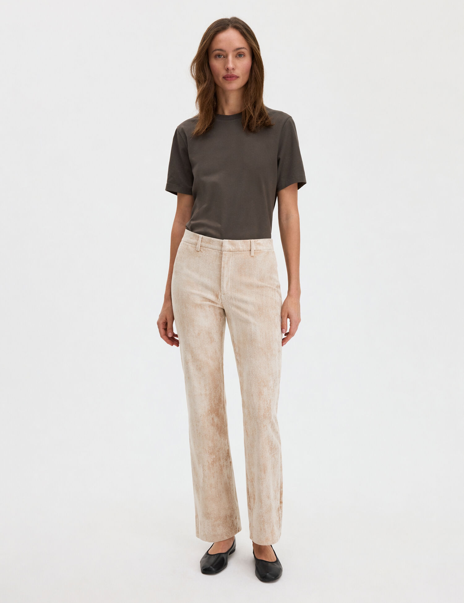 Corduroy Bootcut Trousers