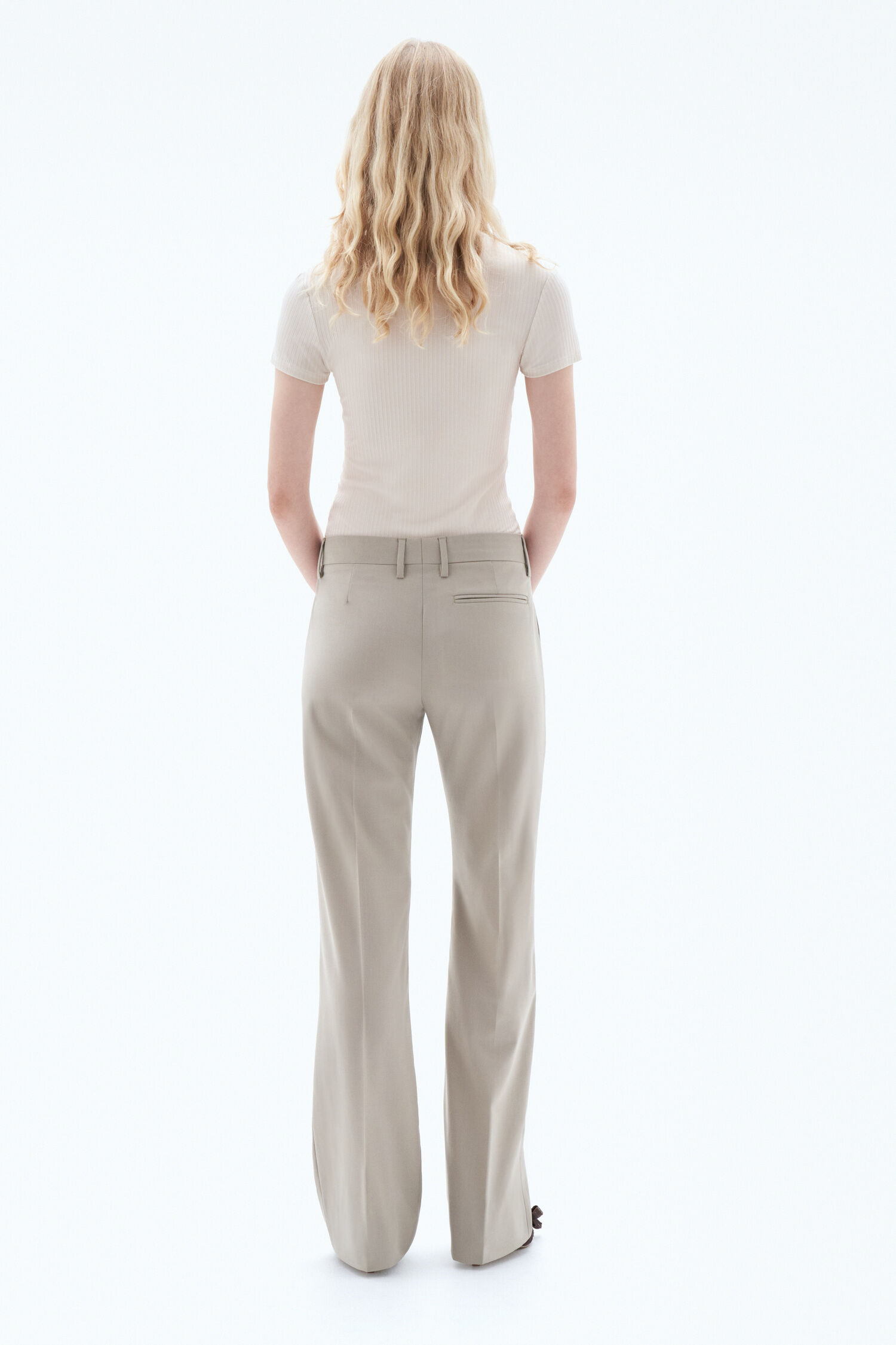 Women's boot cut khaki pants on sale