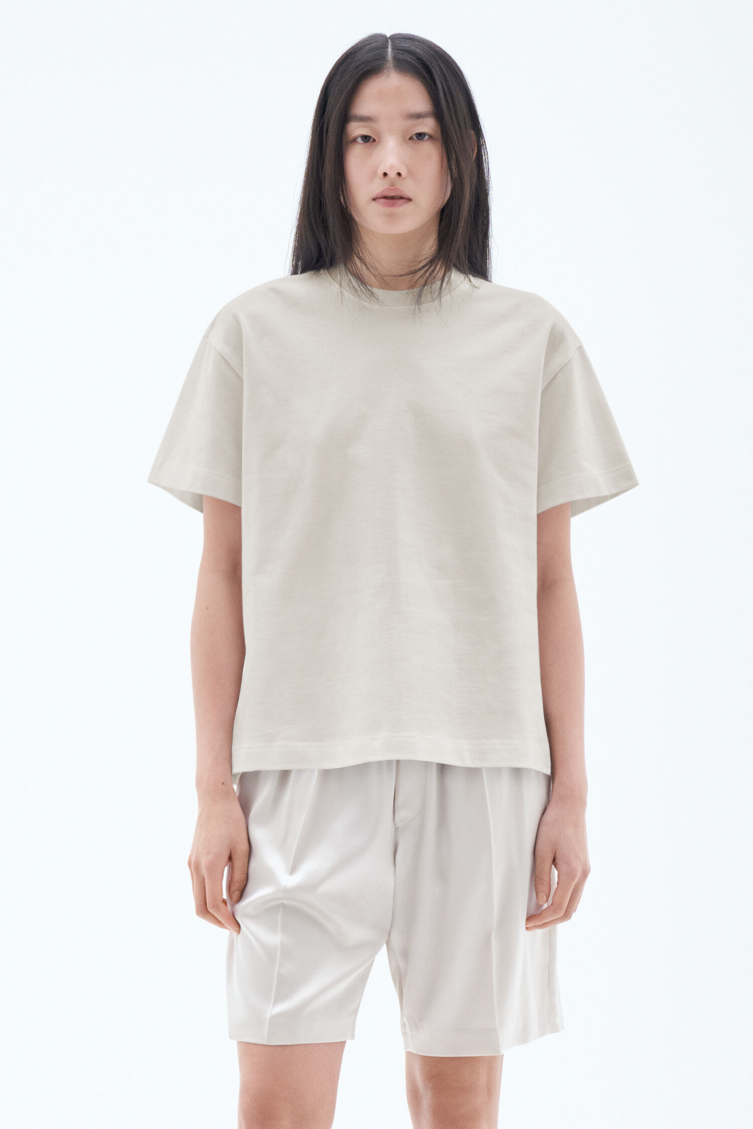 Filippa K Polina high-waisted shorts - Grey