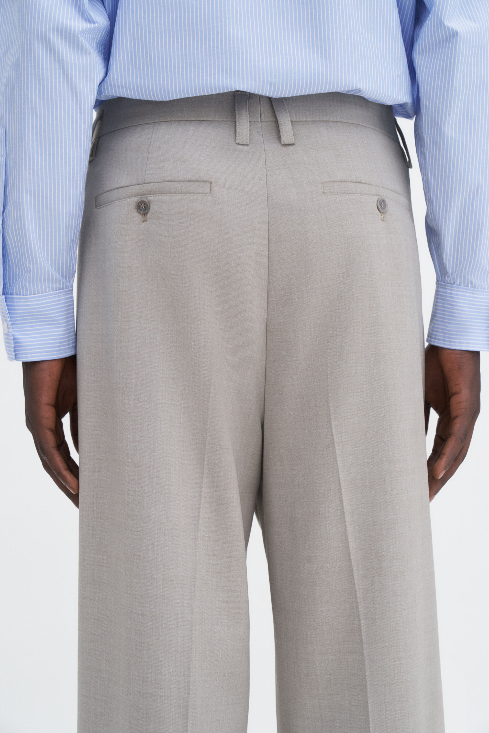 Milo Trousers - Sage Melange | Filippa K