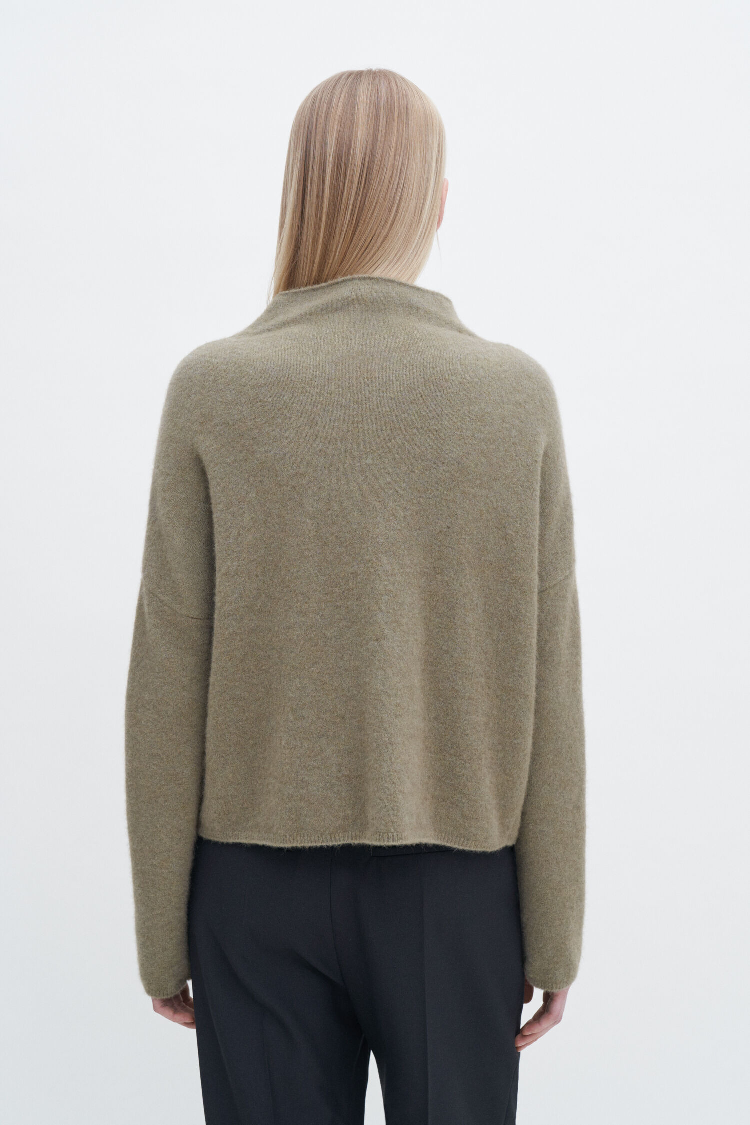 Mika Yak Faded Moss Sweater