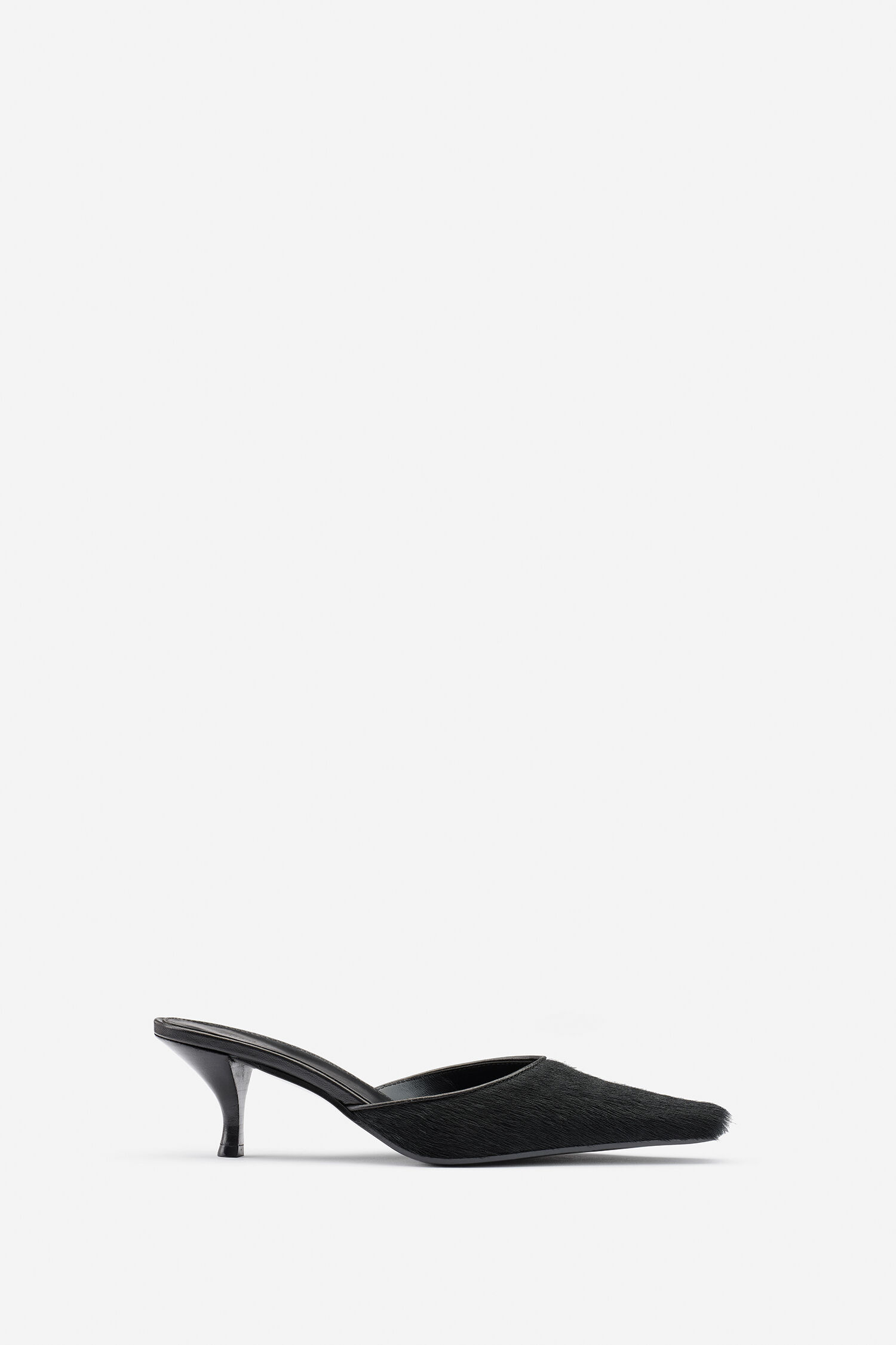 Square Slip-In Kitten Heels
