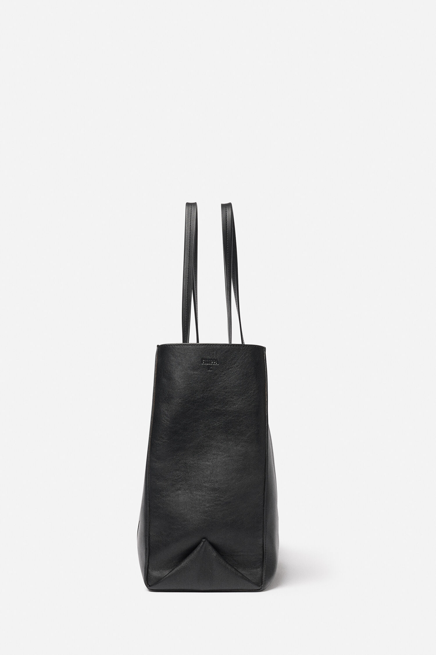 Leather Cut Out Tote Bag