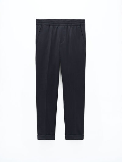 Terry Cropped Trouser