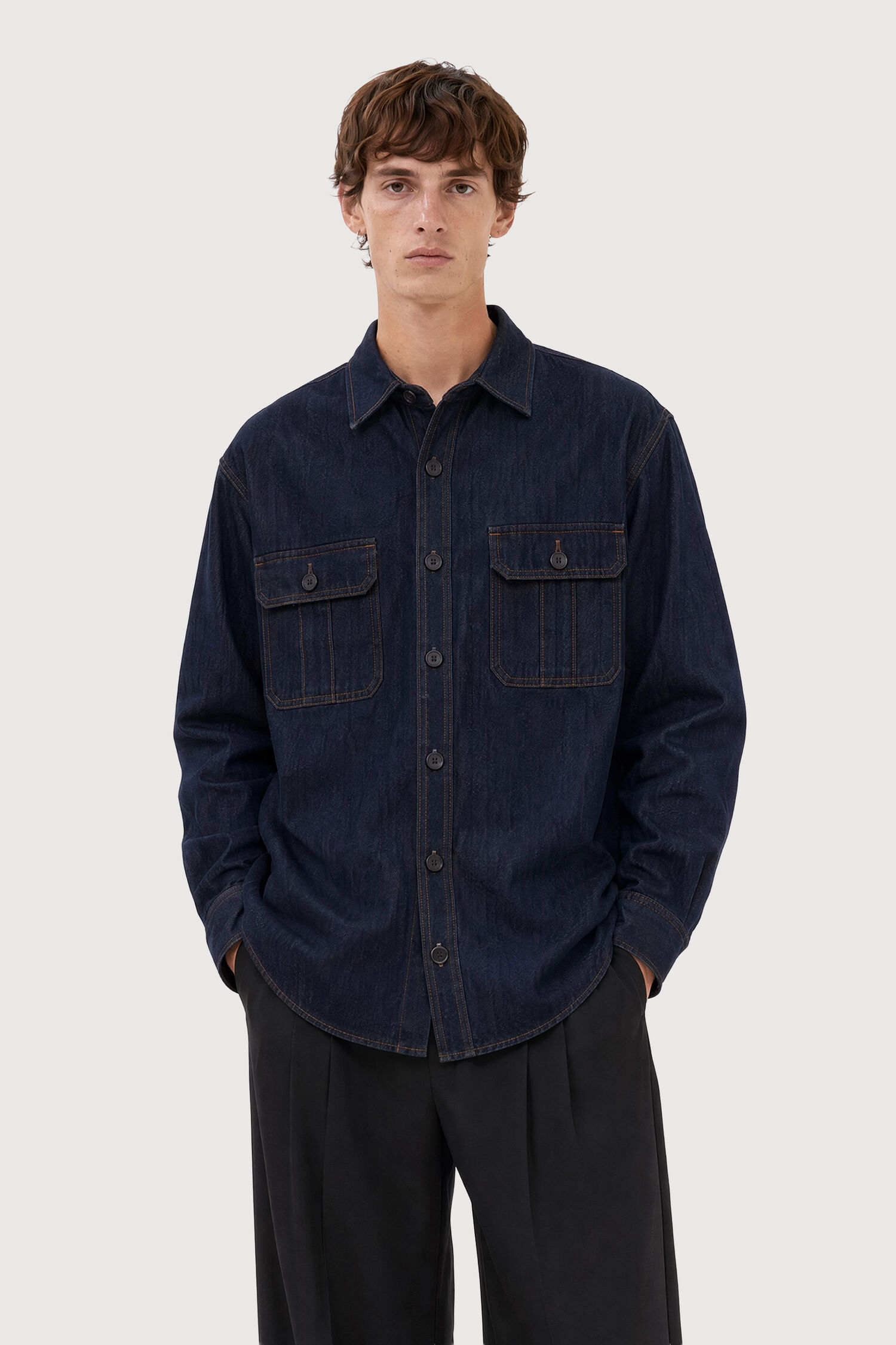 Oversize Denim Shirt