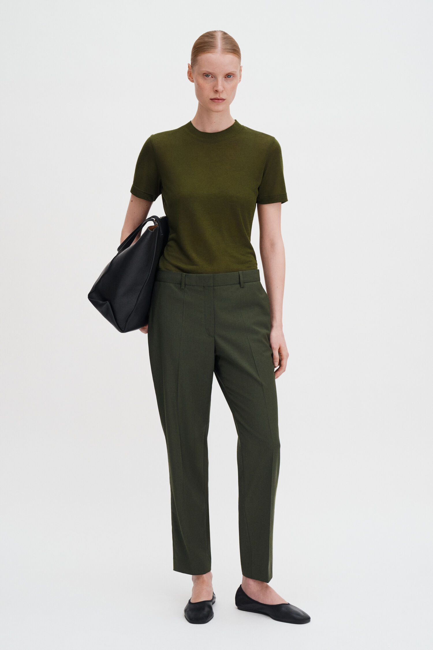 Emma Cropped Cool Wool Trouser