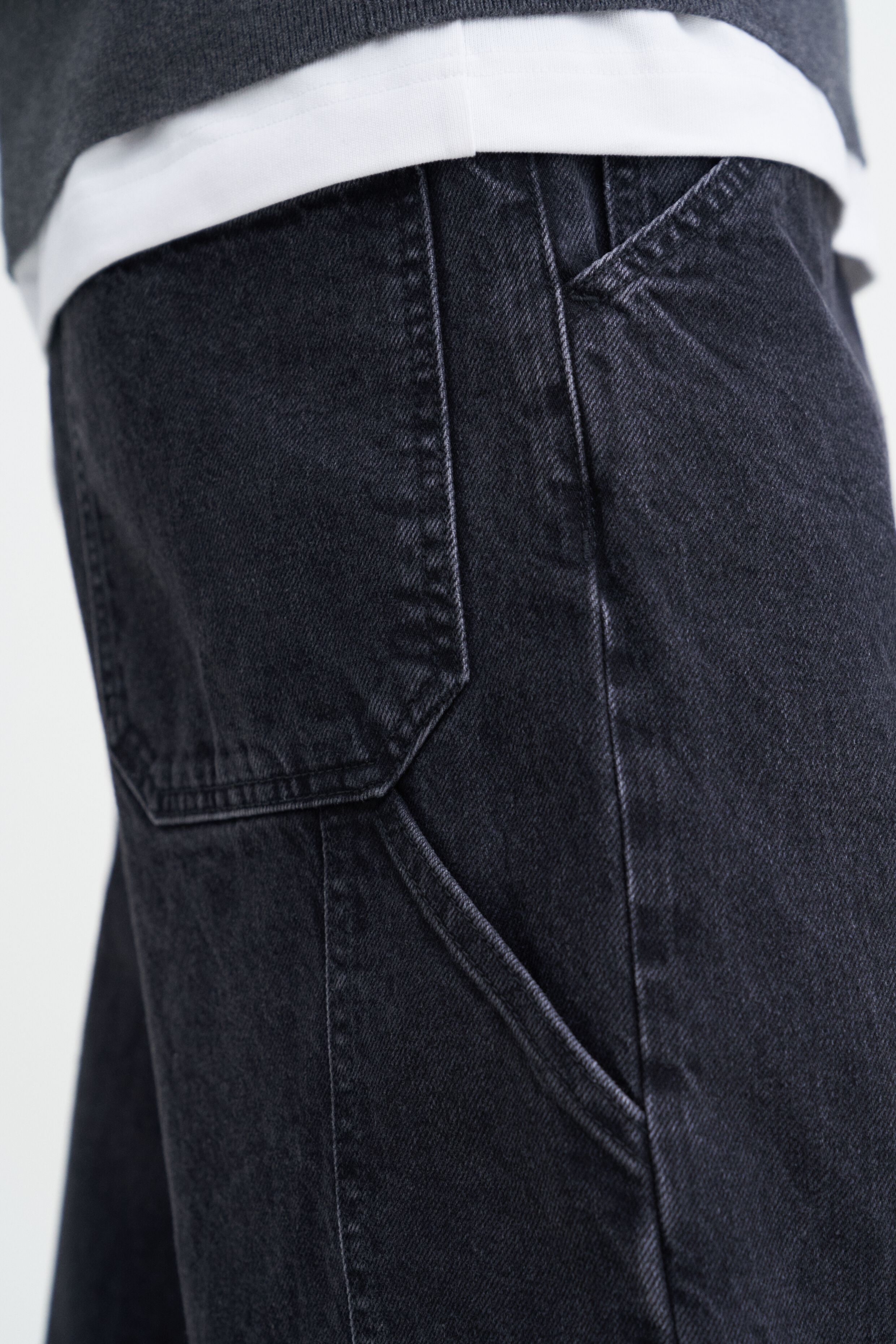 Baggy Jeans - Charcoal Black | FILIPPA K