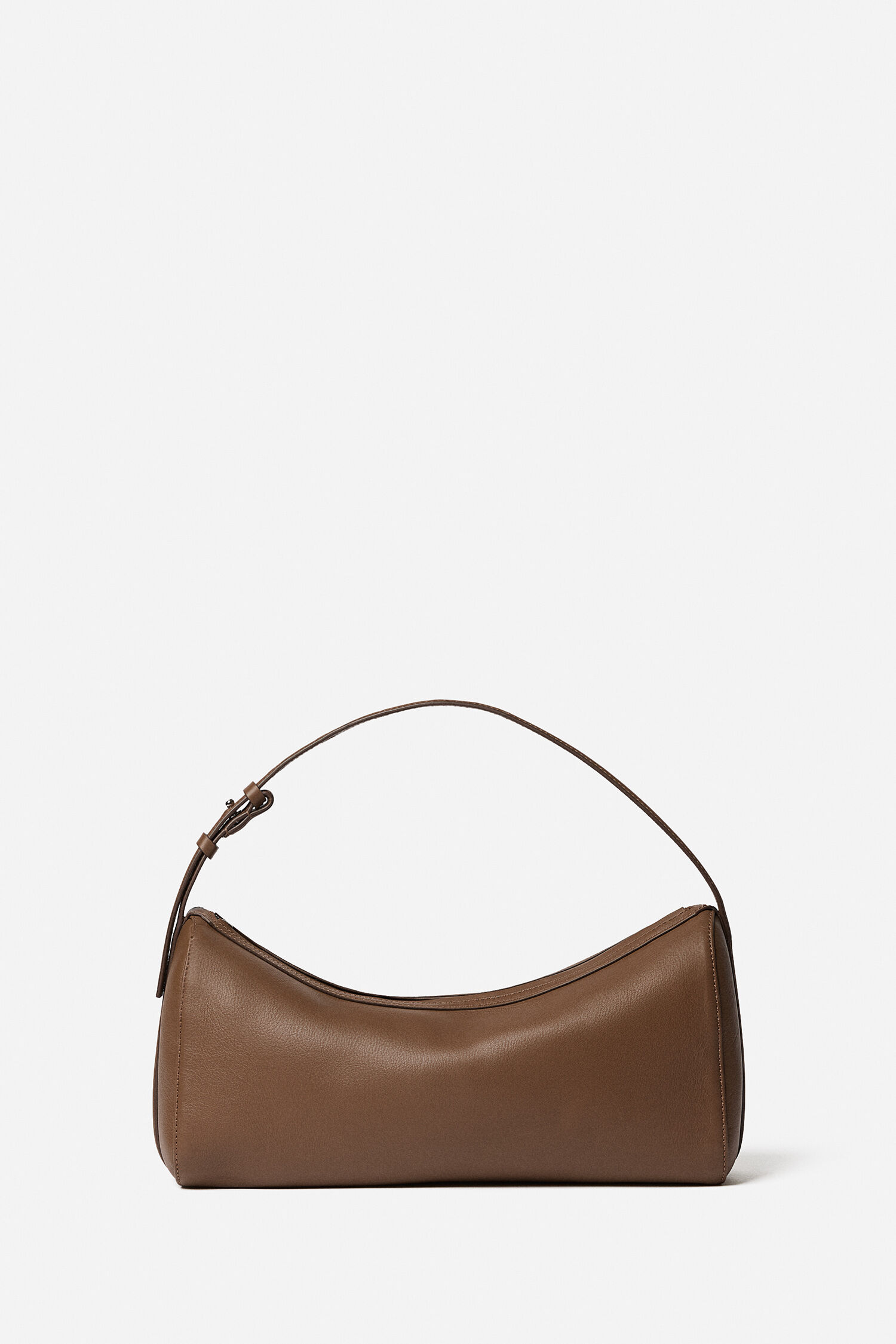 Leather Baguette Bag