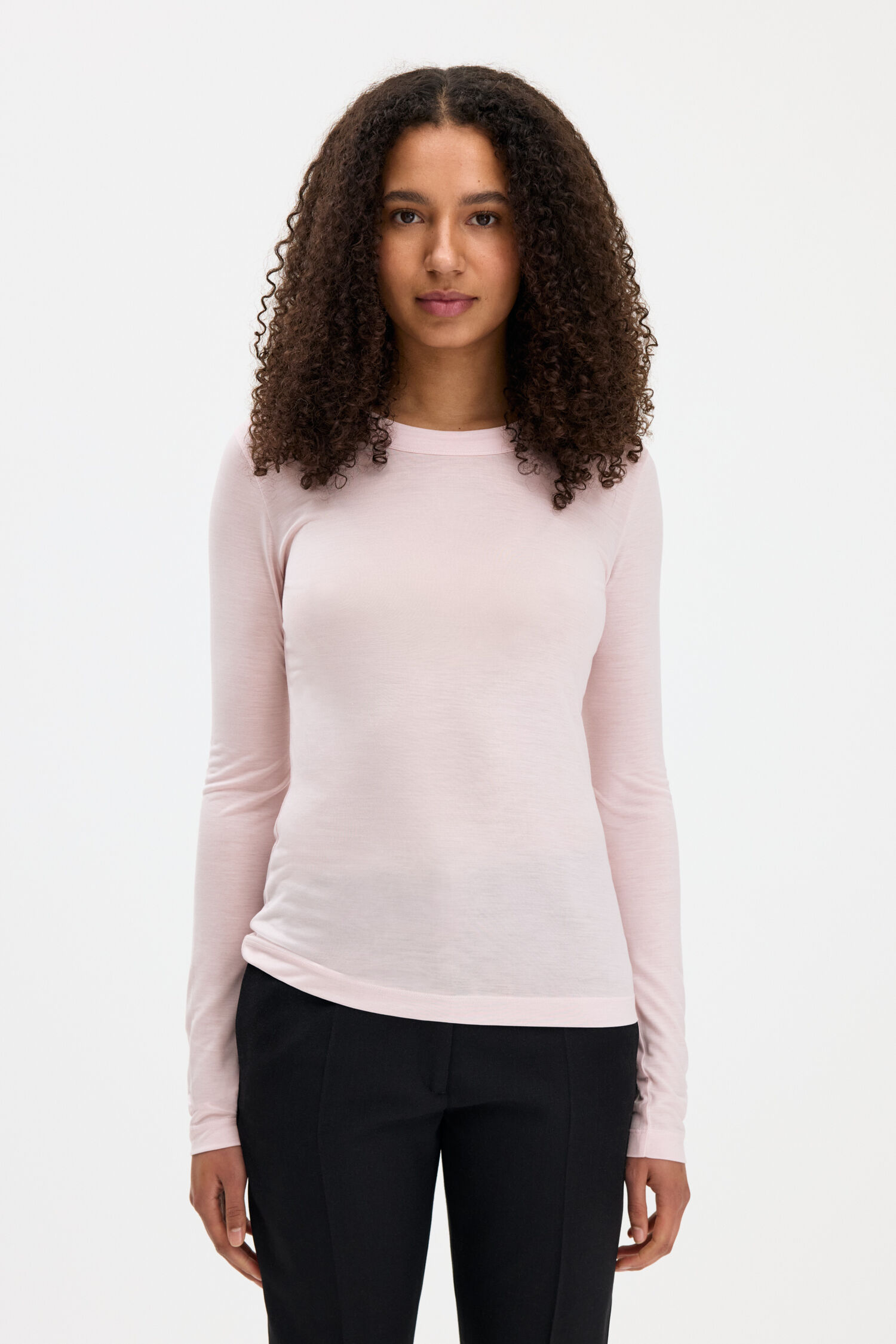 Scooped Longsleeve Top