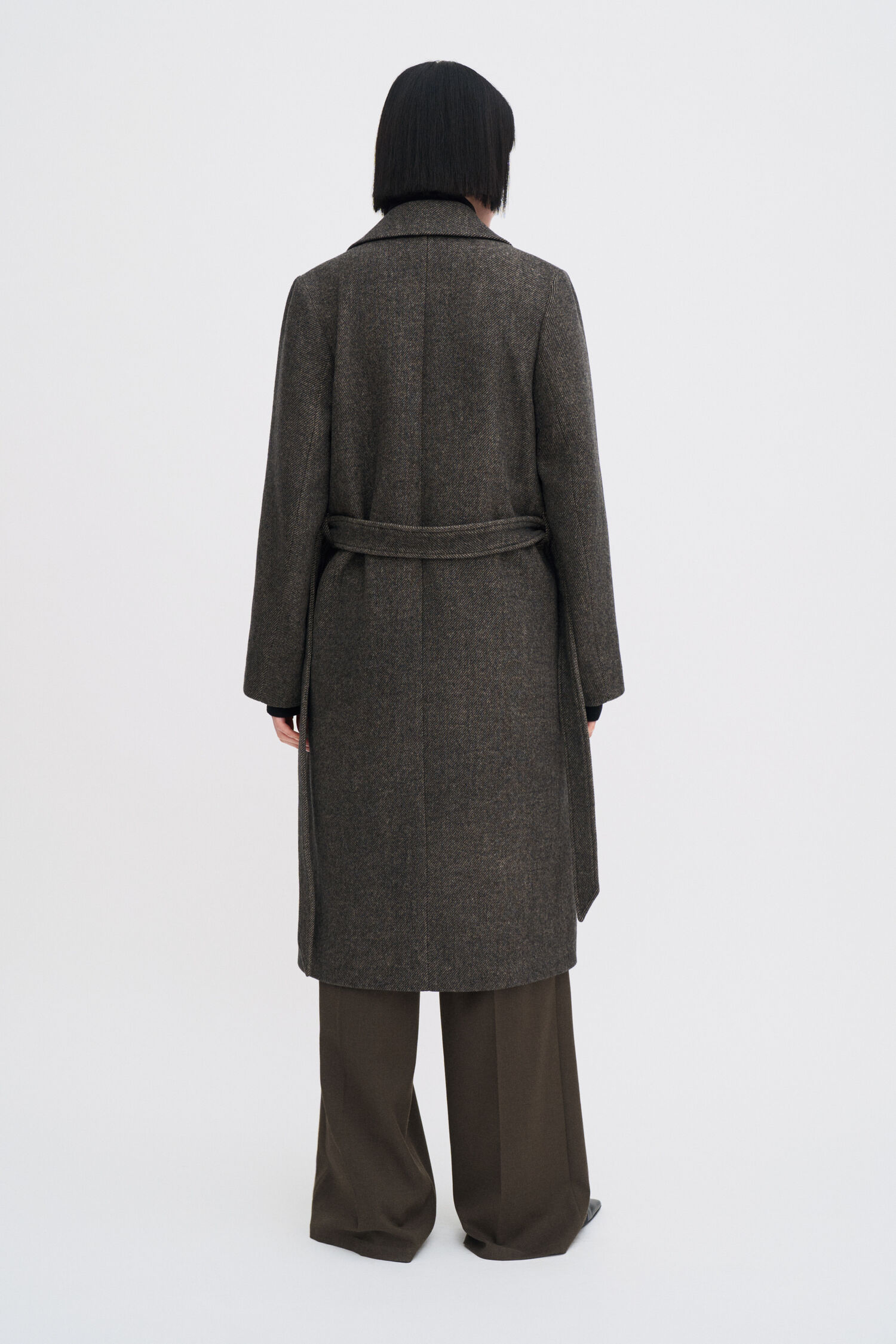 Charlotte Twill Belted Coat