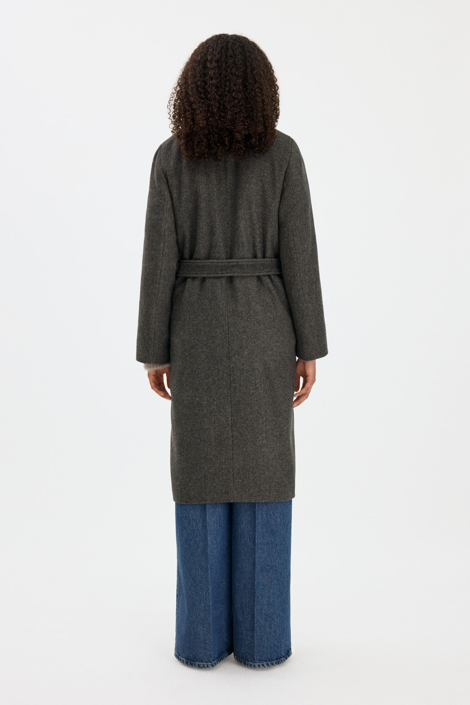 Charlotte Twill Belted Coat