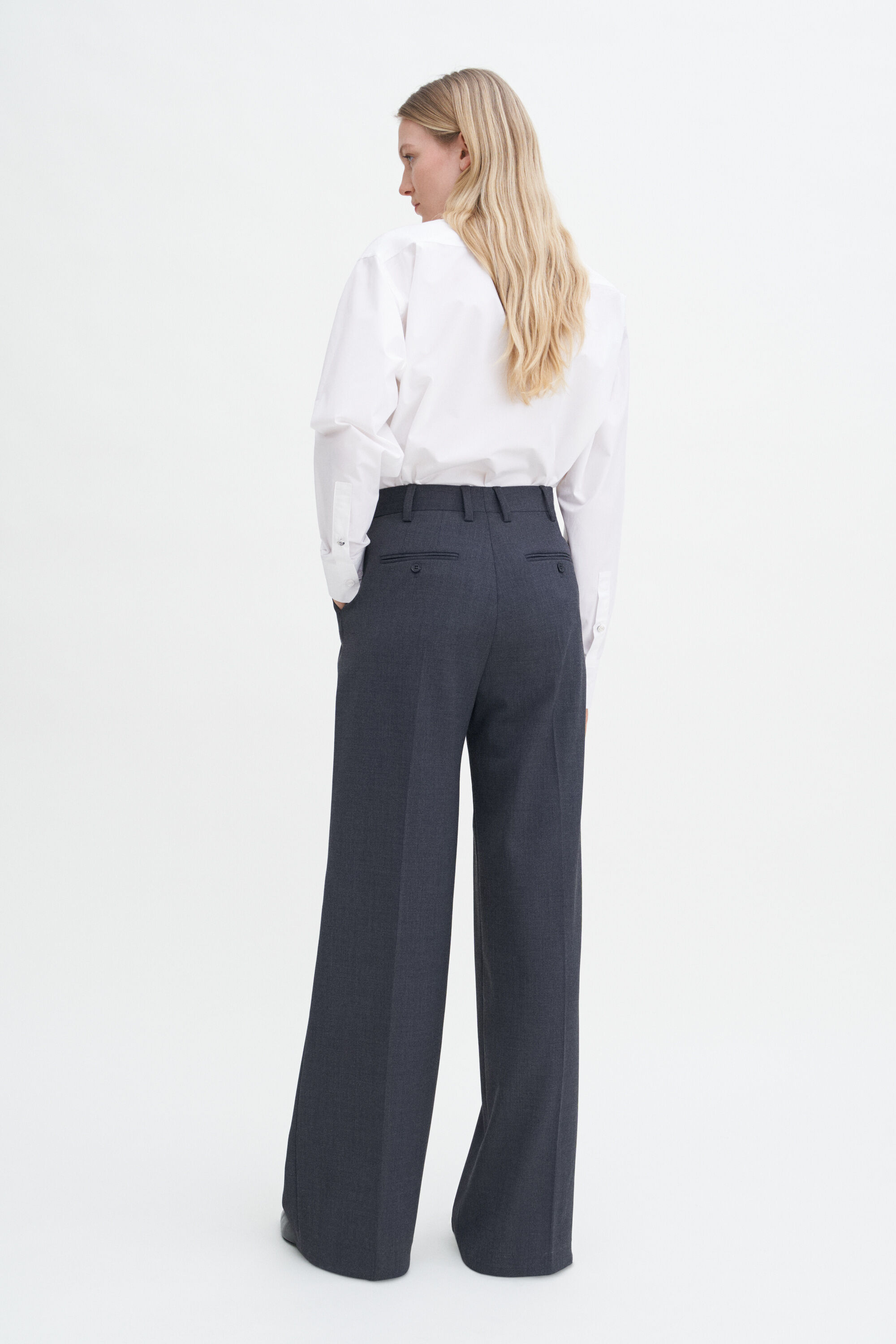 パンツ FILIPPA K FW24 DARCEY WOOL TROUSERS (29582 095 1433 BLACK) Darcey Wool Trousers - Black | Filippa K