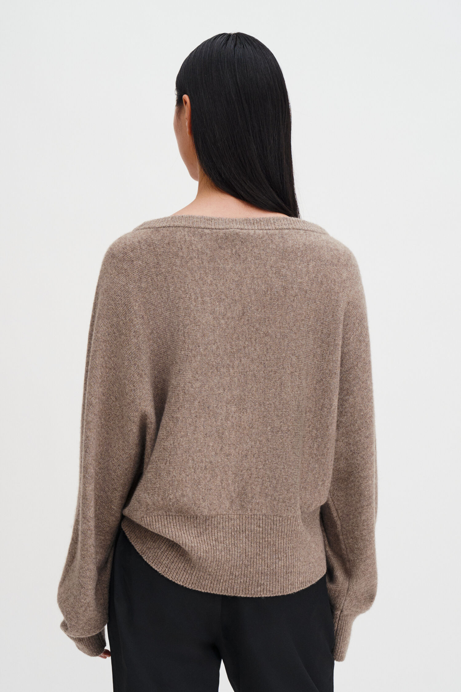 Wool Yak Boatneck Sweater