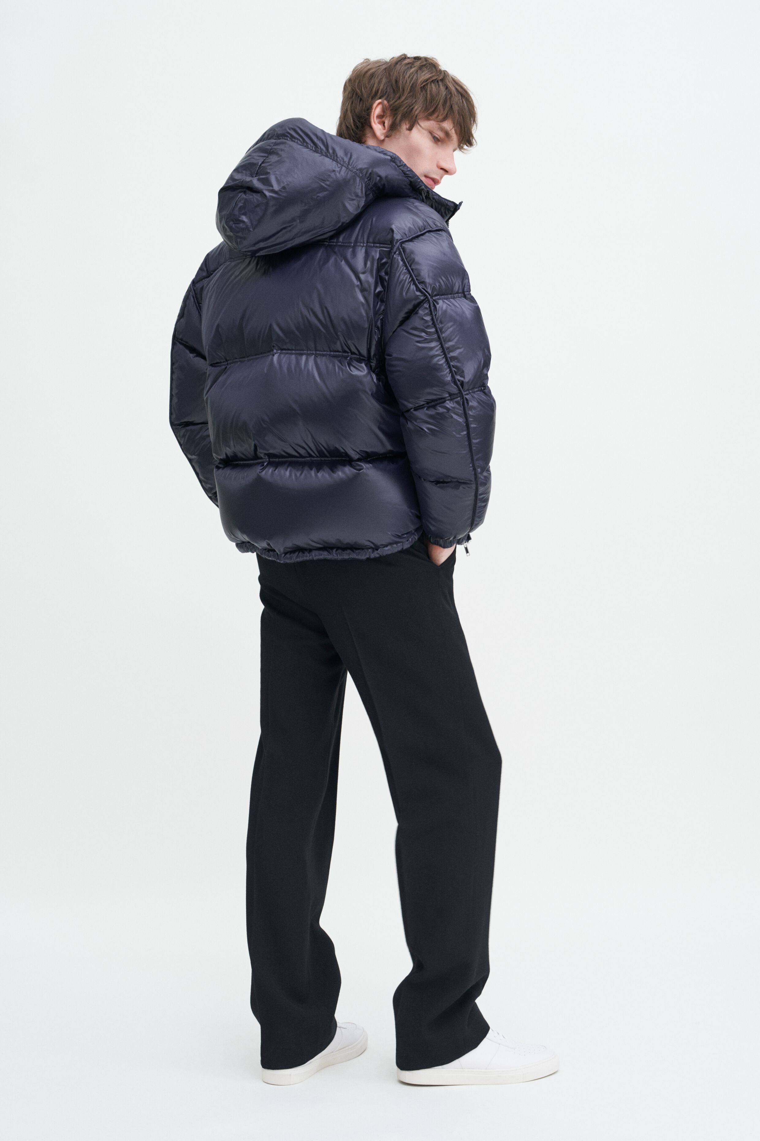 Down puffer parka top