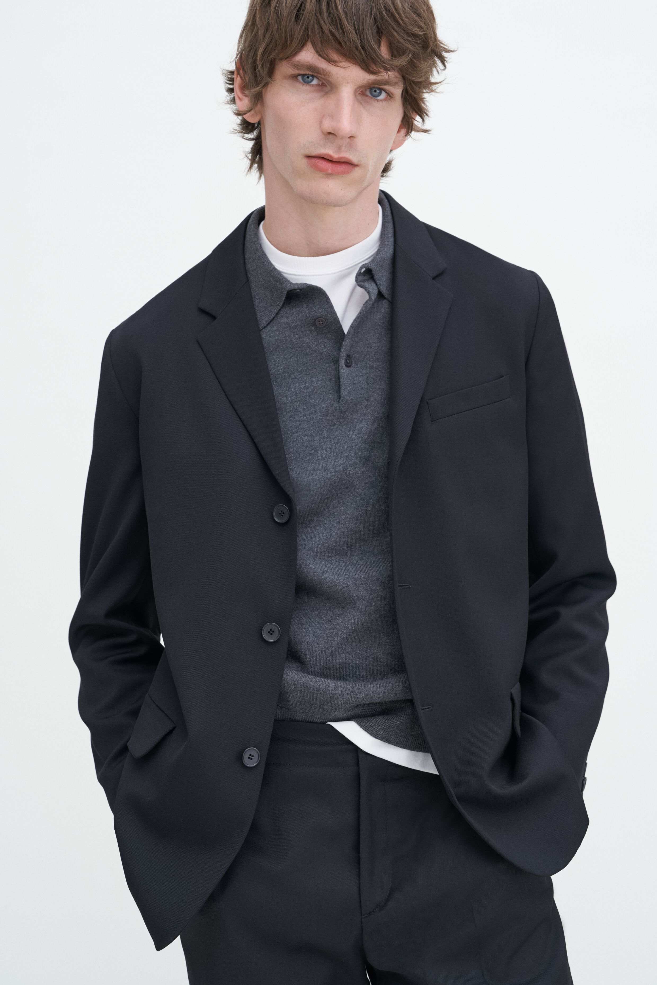 Black lightweight blazer deals