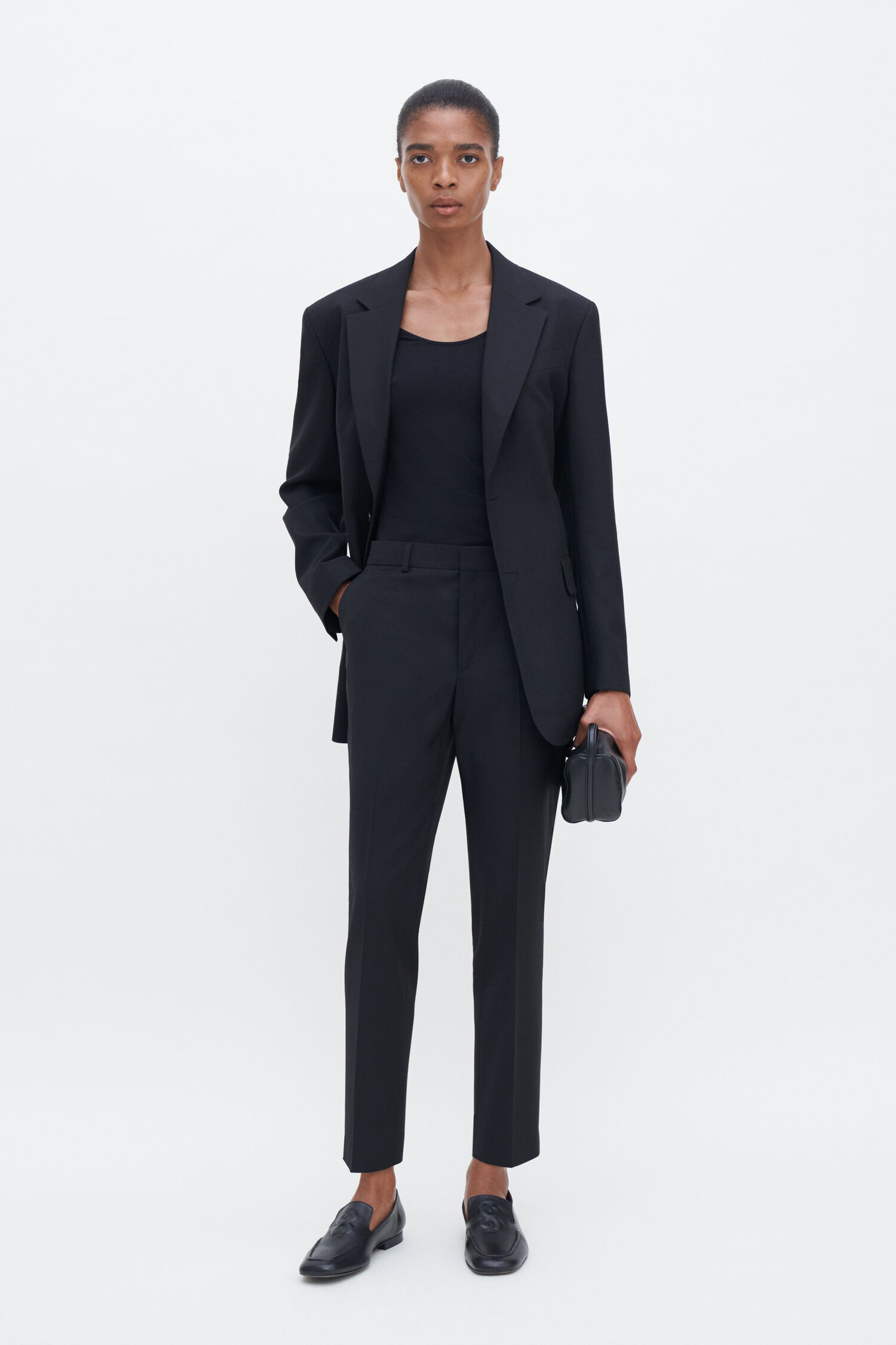 Filippa K Cotton Stretch Scoop Neck Top