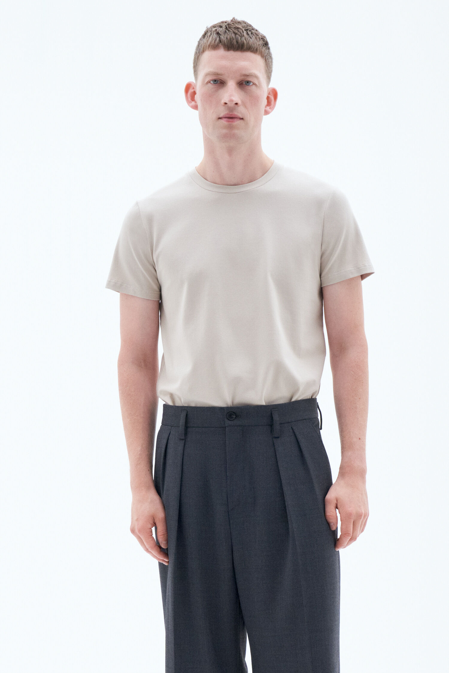 stretch cotton tee