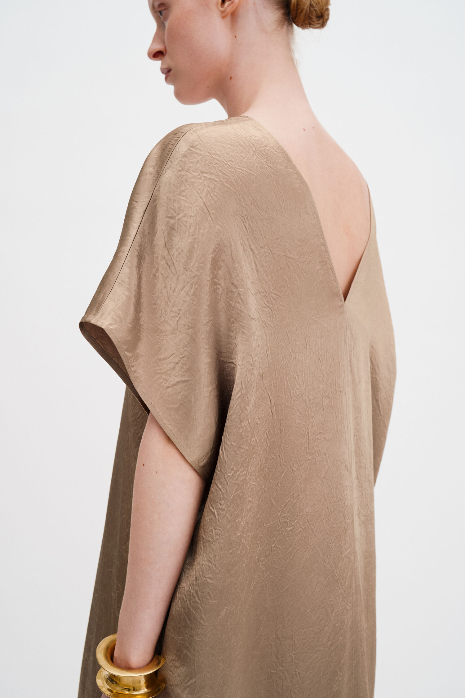 V-Neck Crinkle Kaftan