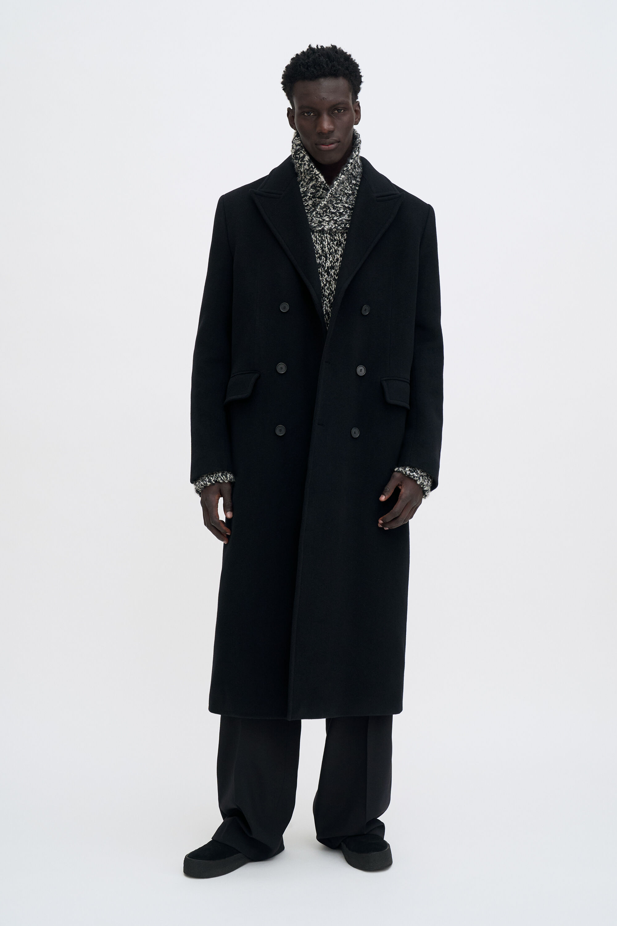 Damian Wool Coat - Black | FILIPPA K