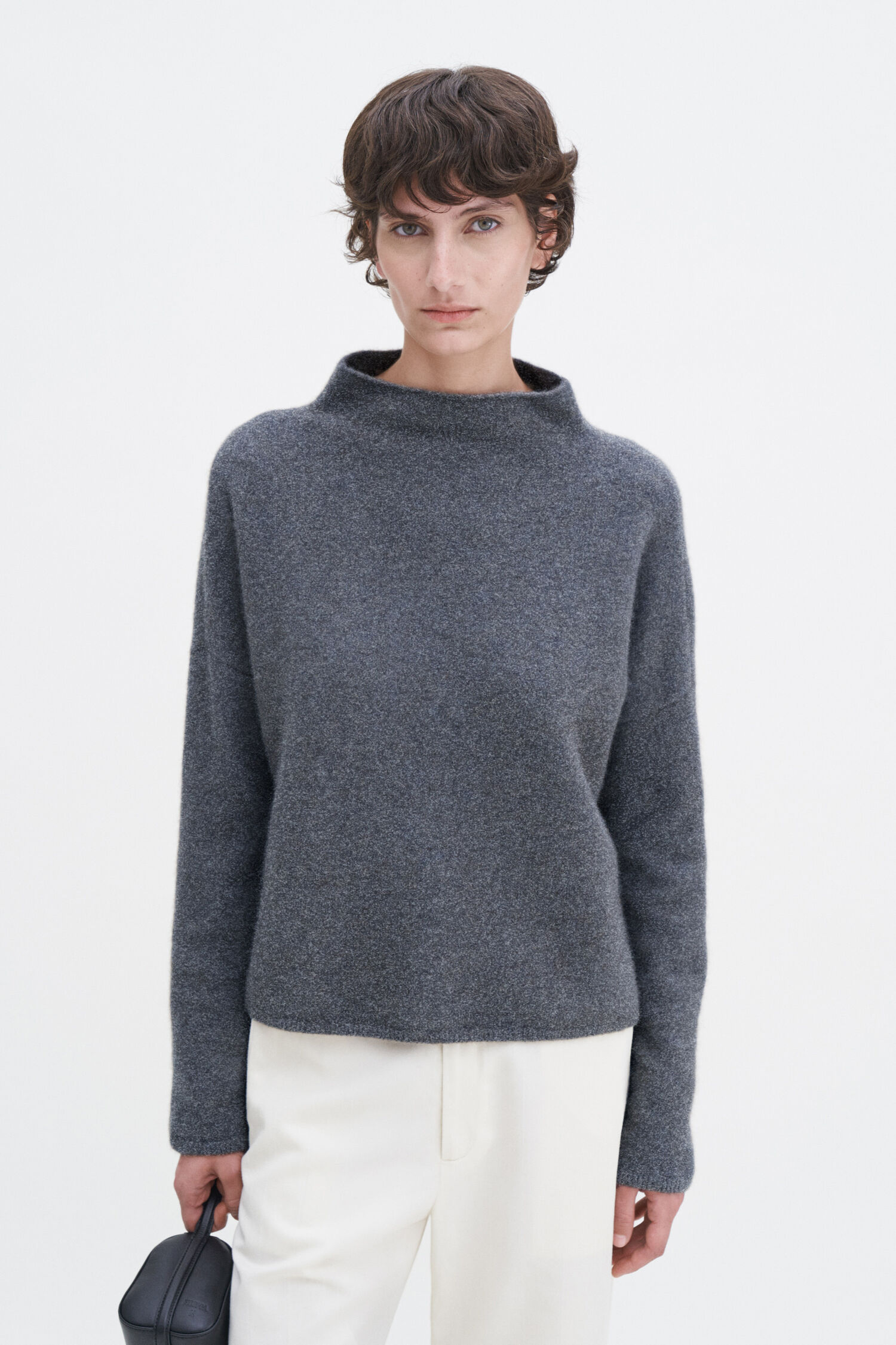 Mika Yak Grey Sweater