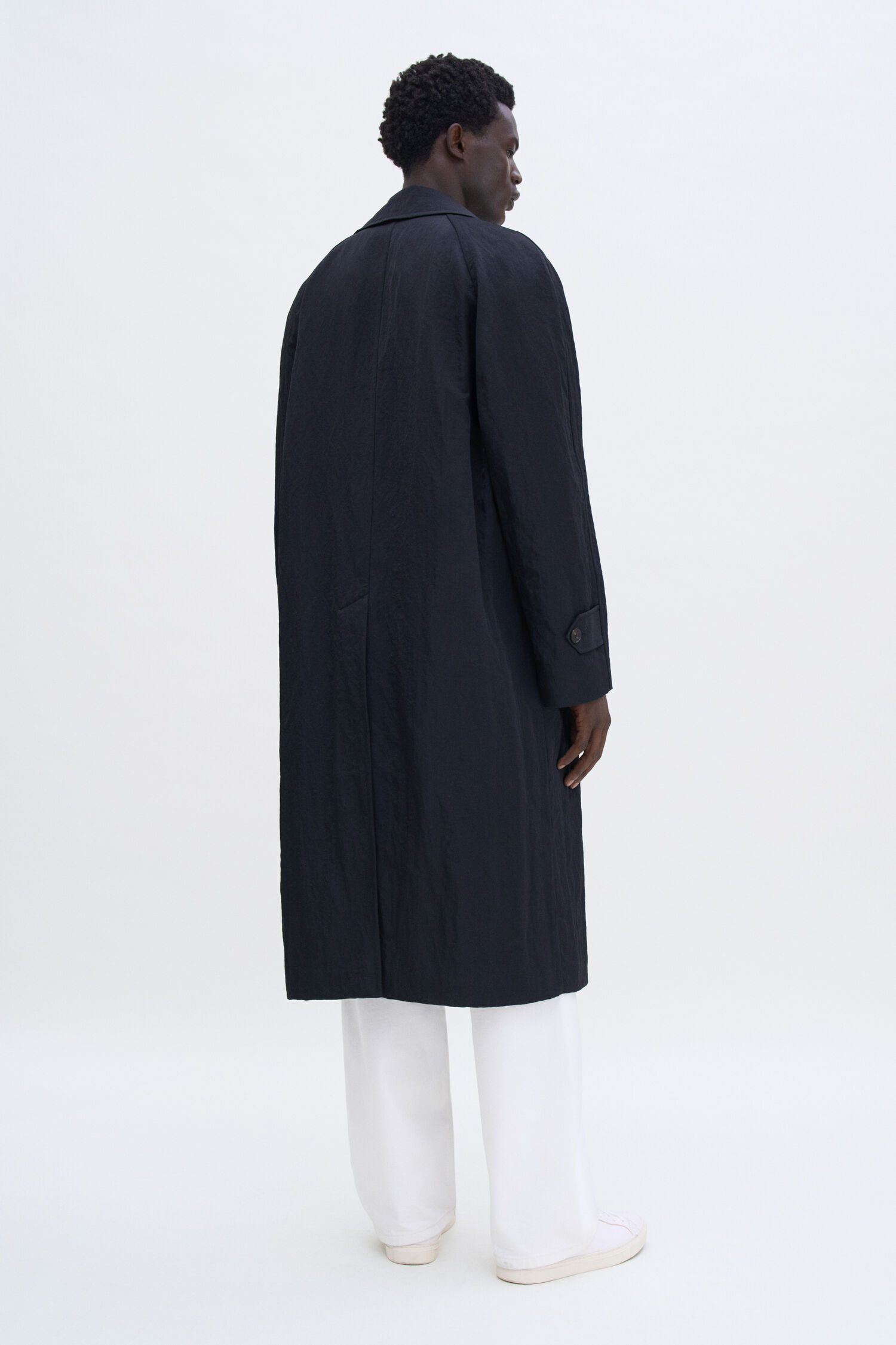 Nylon Gabardine Car Coat