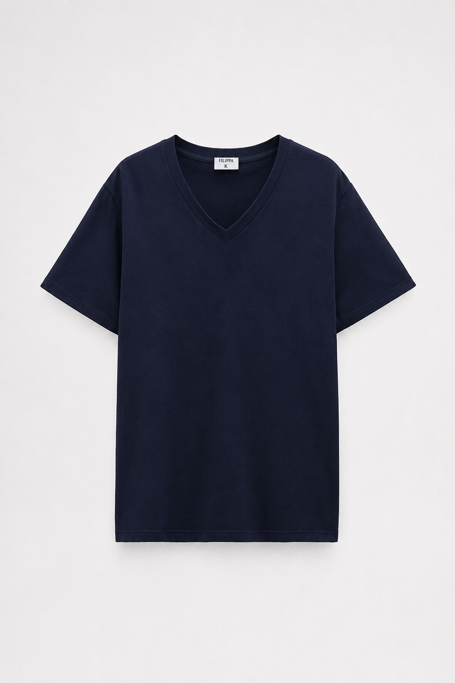M. Lycra V-Neck Tee