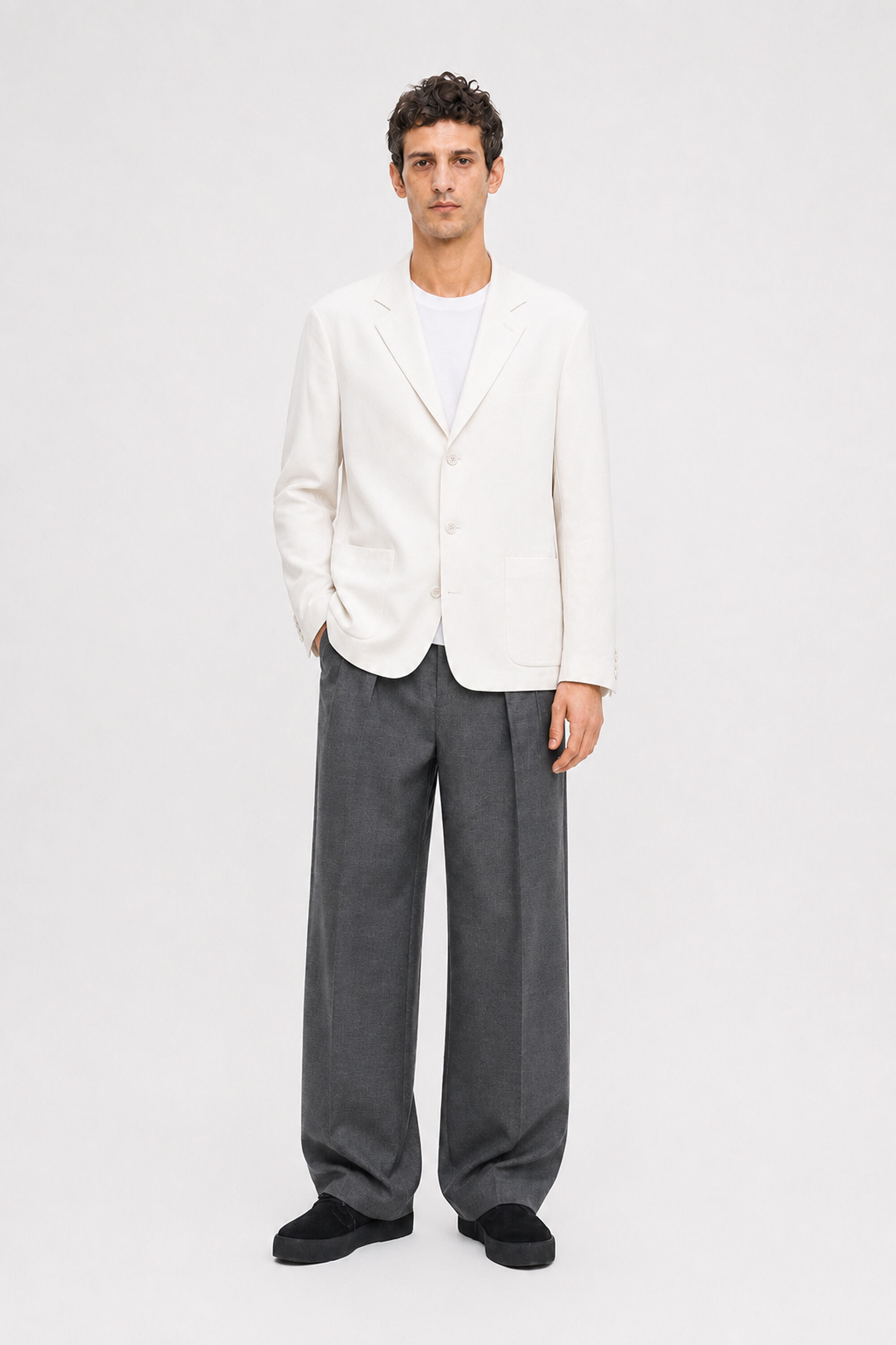 Cotton Linen Blazer