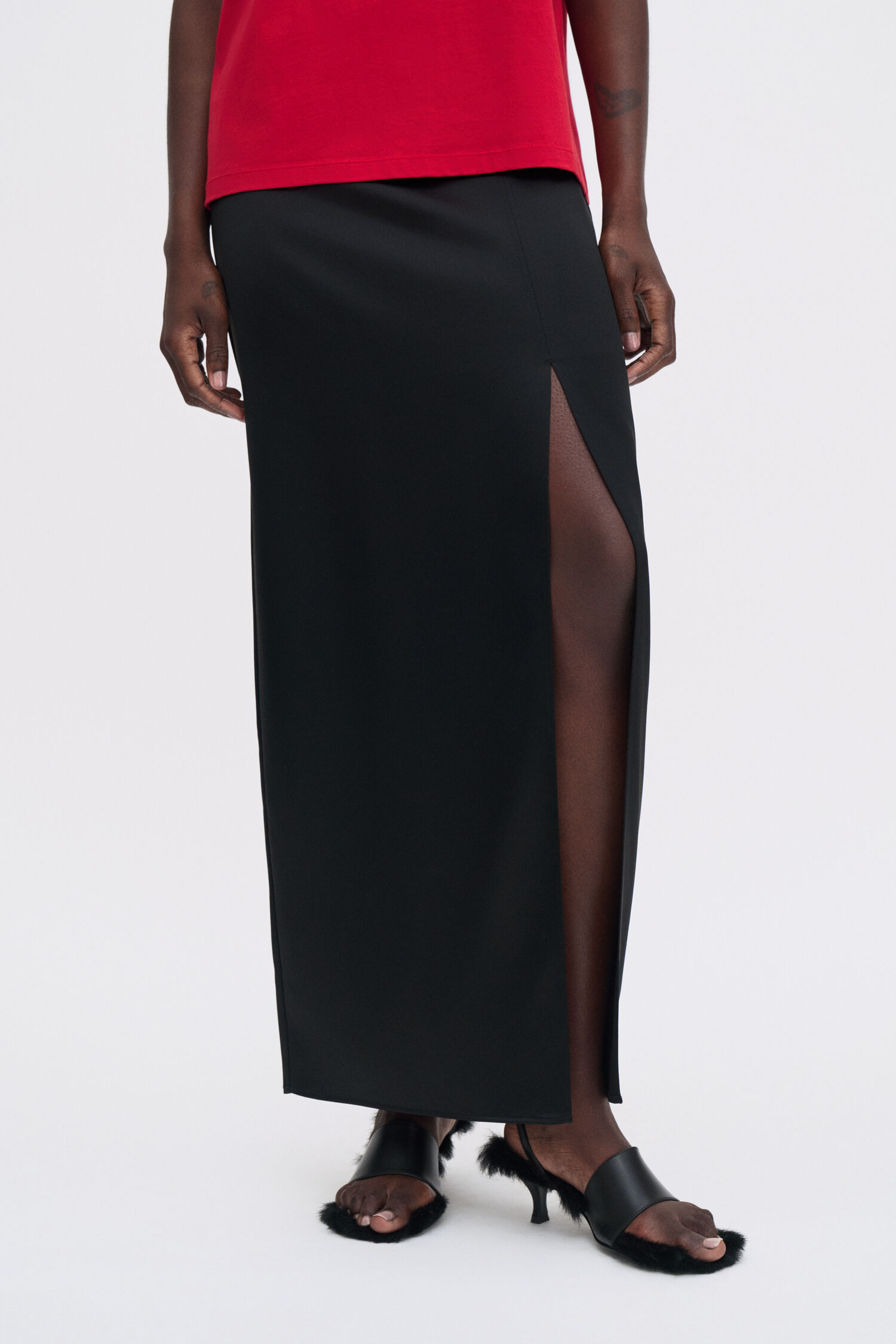 Satin Slip Skirt